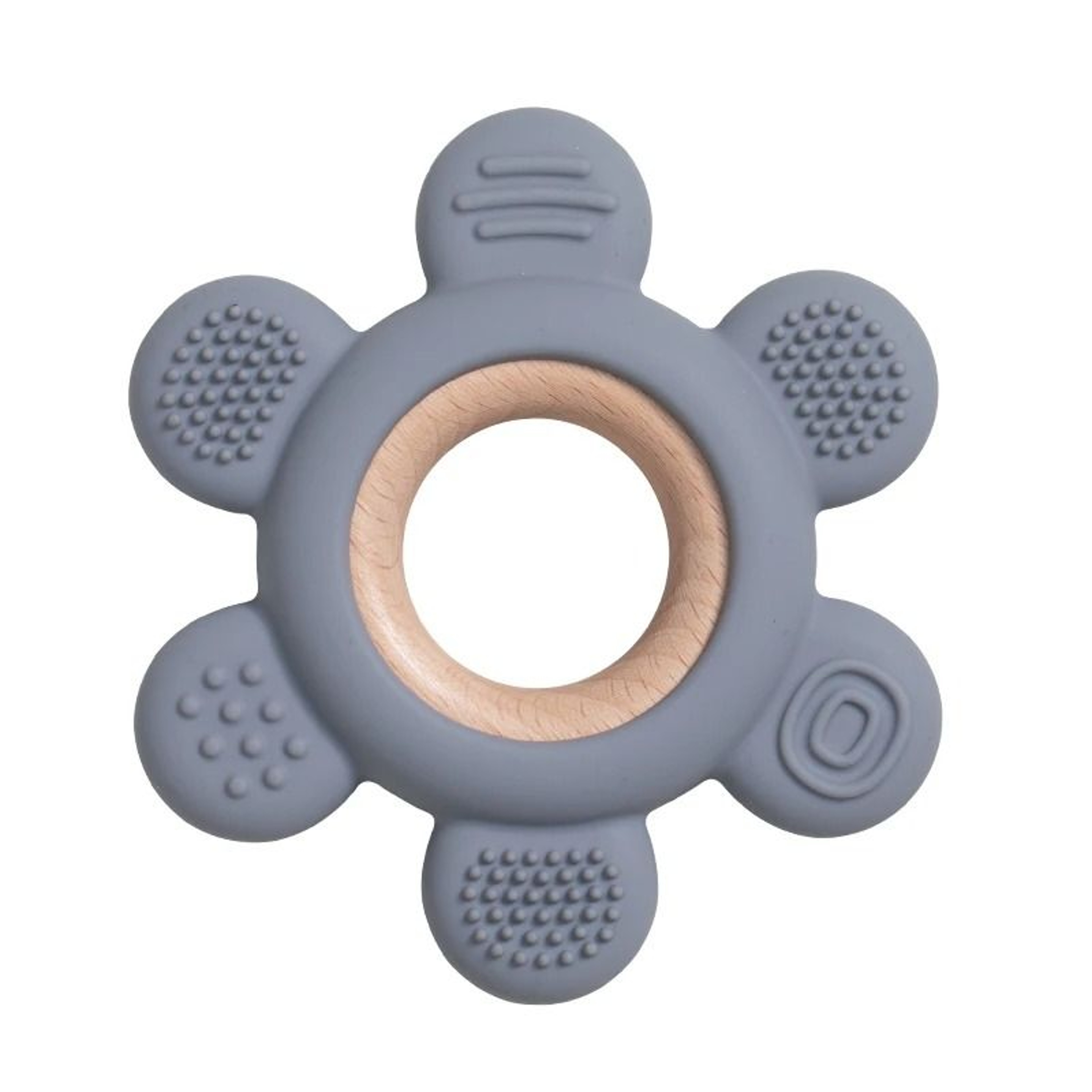 FruitTheme Silicone  Wooden Baby Teether  BPAFree Infant Chewing Toy 11