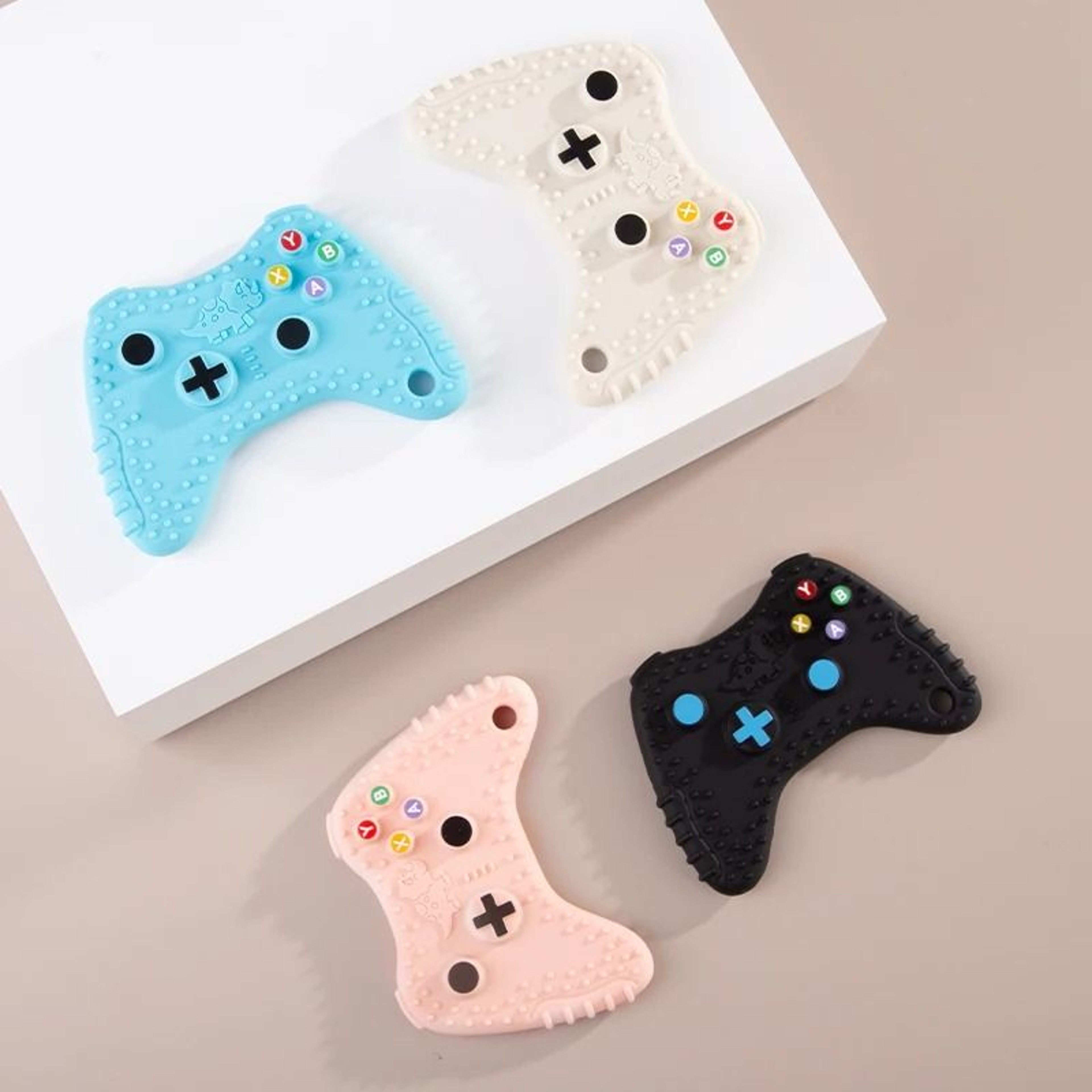 Silicone Game Controller Baby Teething Toy  BPAFree Sensory Molar Stick 0
