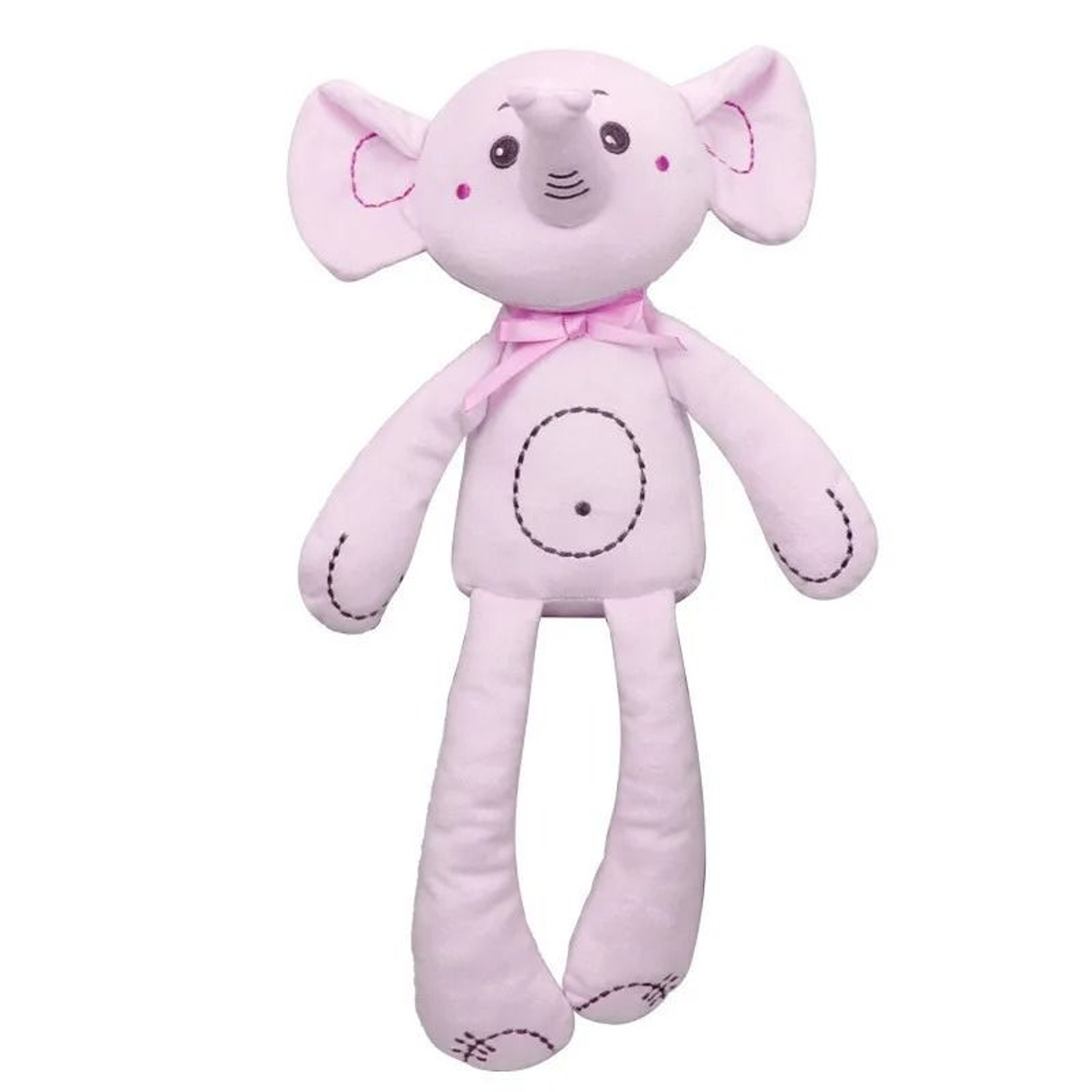 Elephant Sensory Plush Wind Chime  Crinkle Paper  Hanging Rattle Travel Toy 12