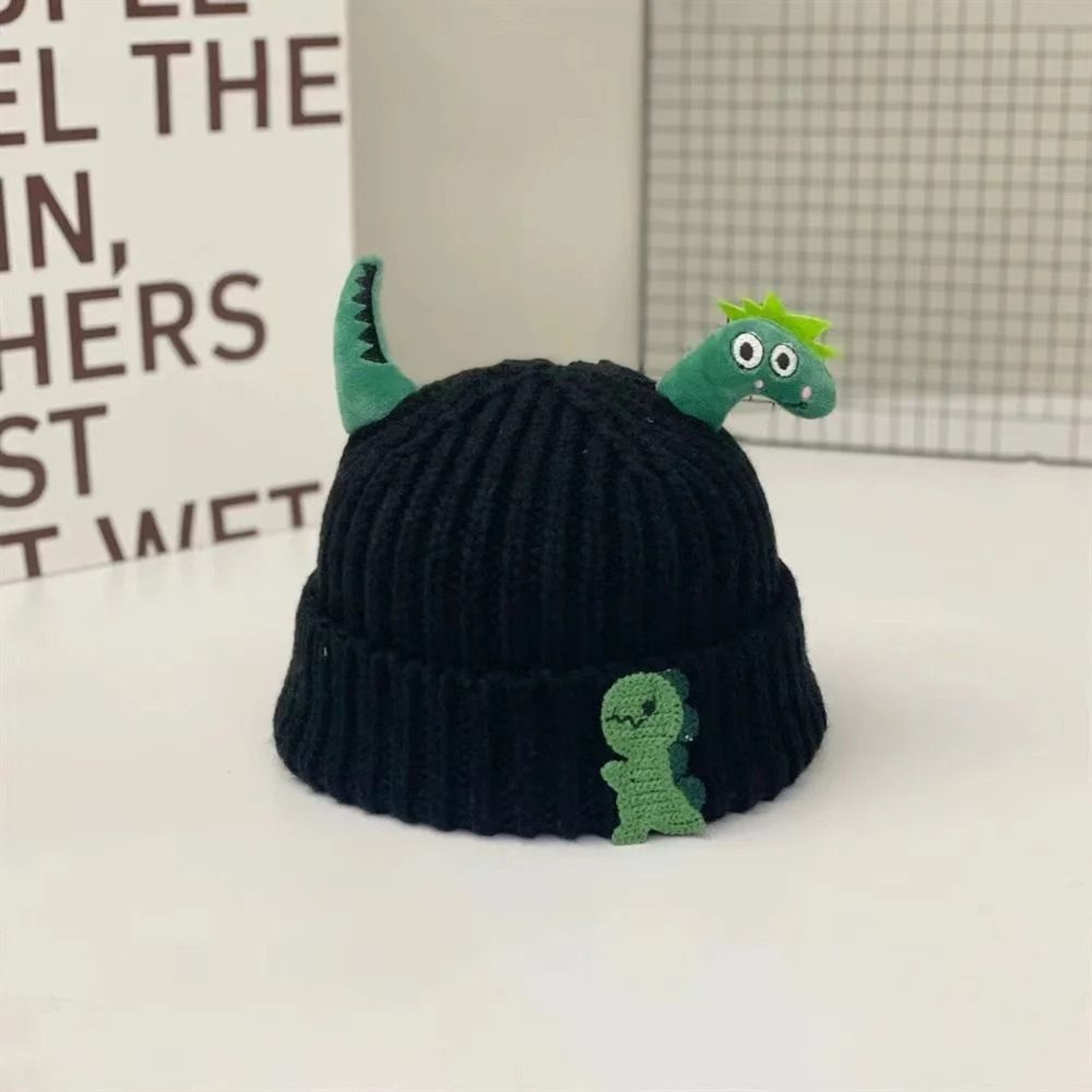 DinosaurKinetic Knitted Beanie  Premium Thicken Woolen Crochet Bonnet For Children 6