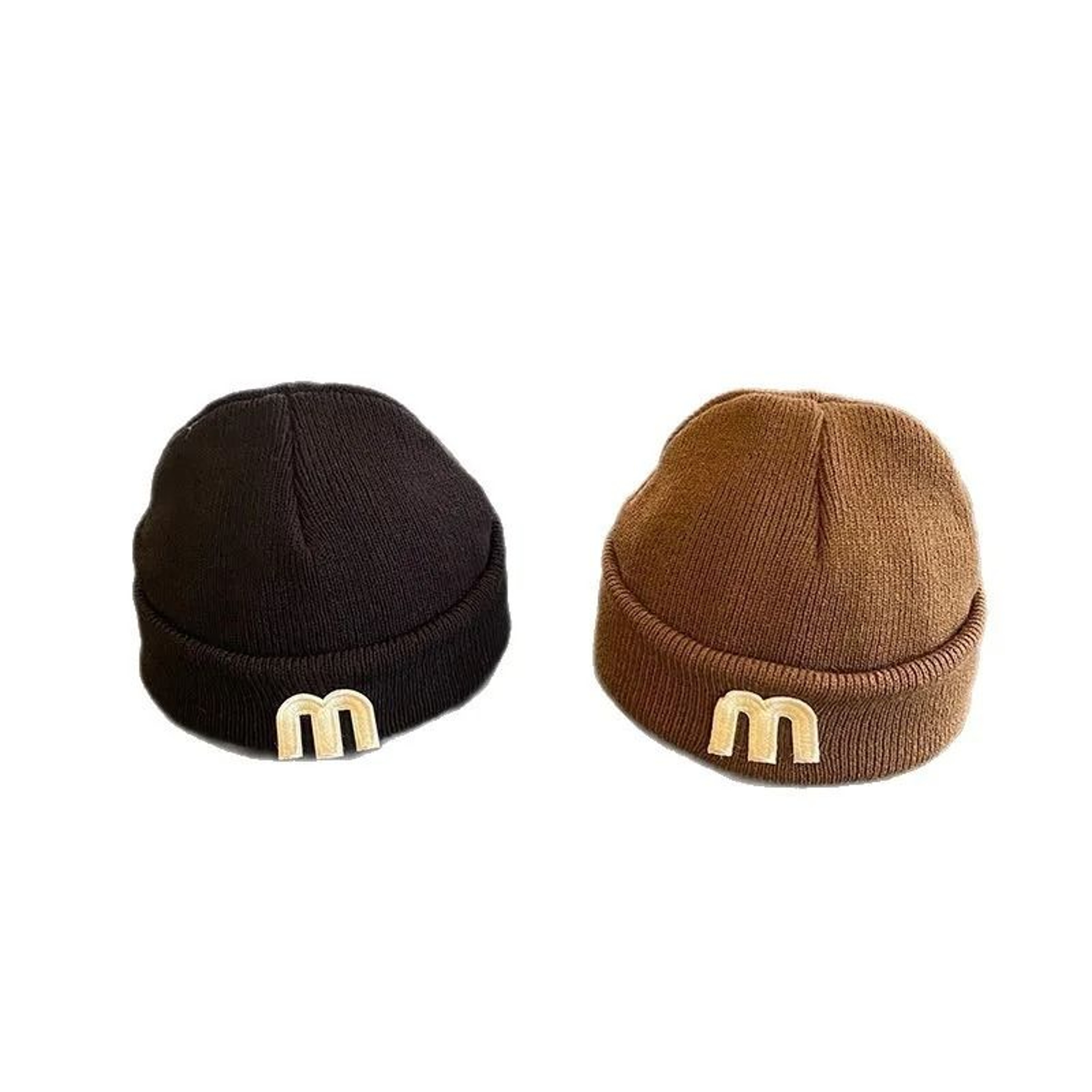 KoreanStyle Letter Knit Beanie  Premium Woolen Skull Cap For Infants 4