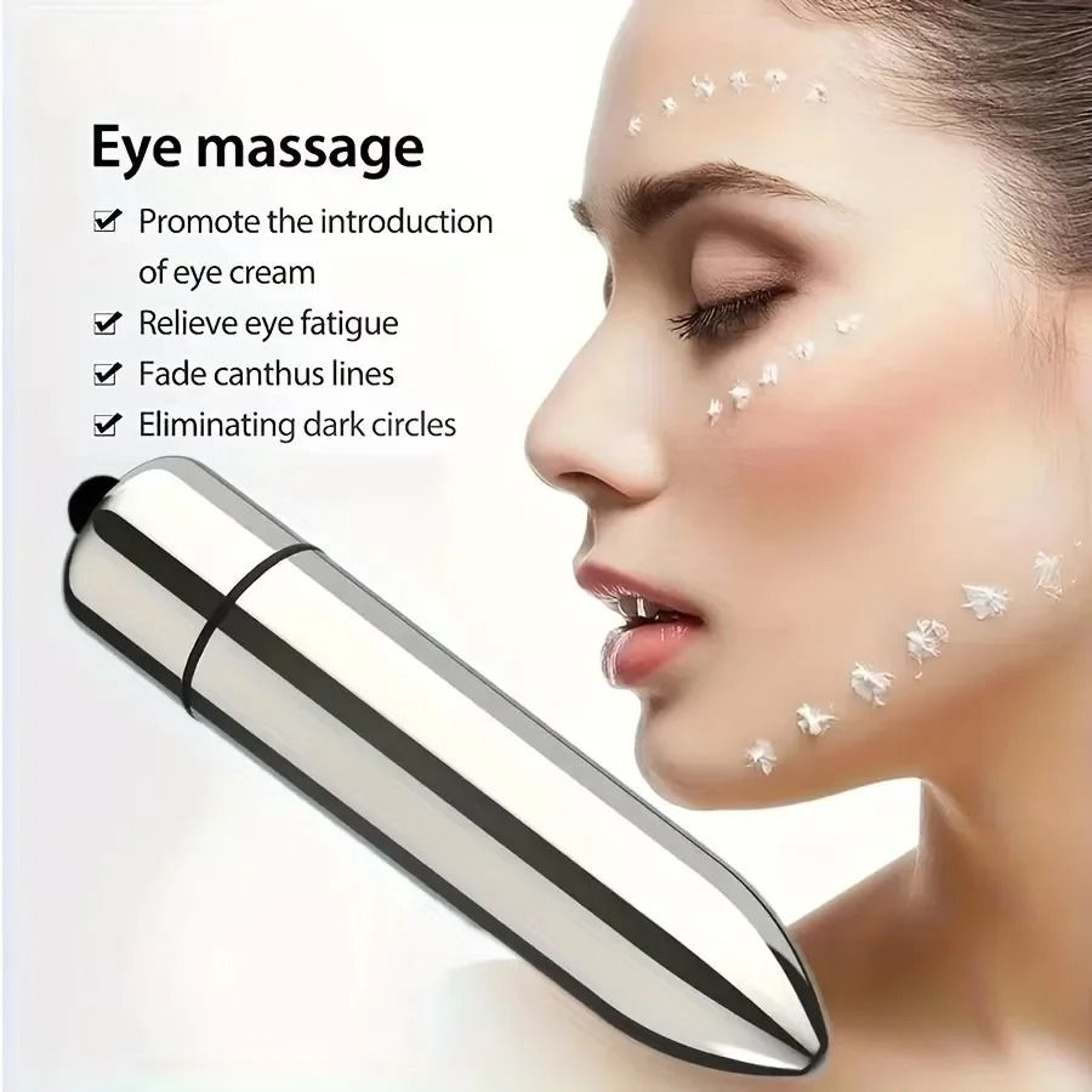 Precision Mini Vibrating System  Premium Facial  Eye Massage Treatment Tool 5