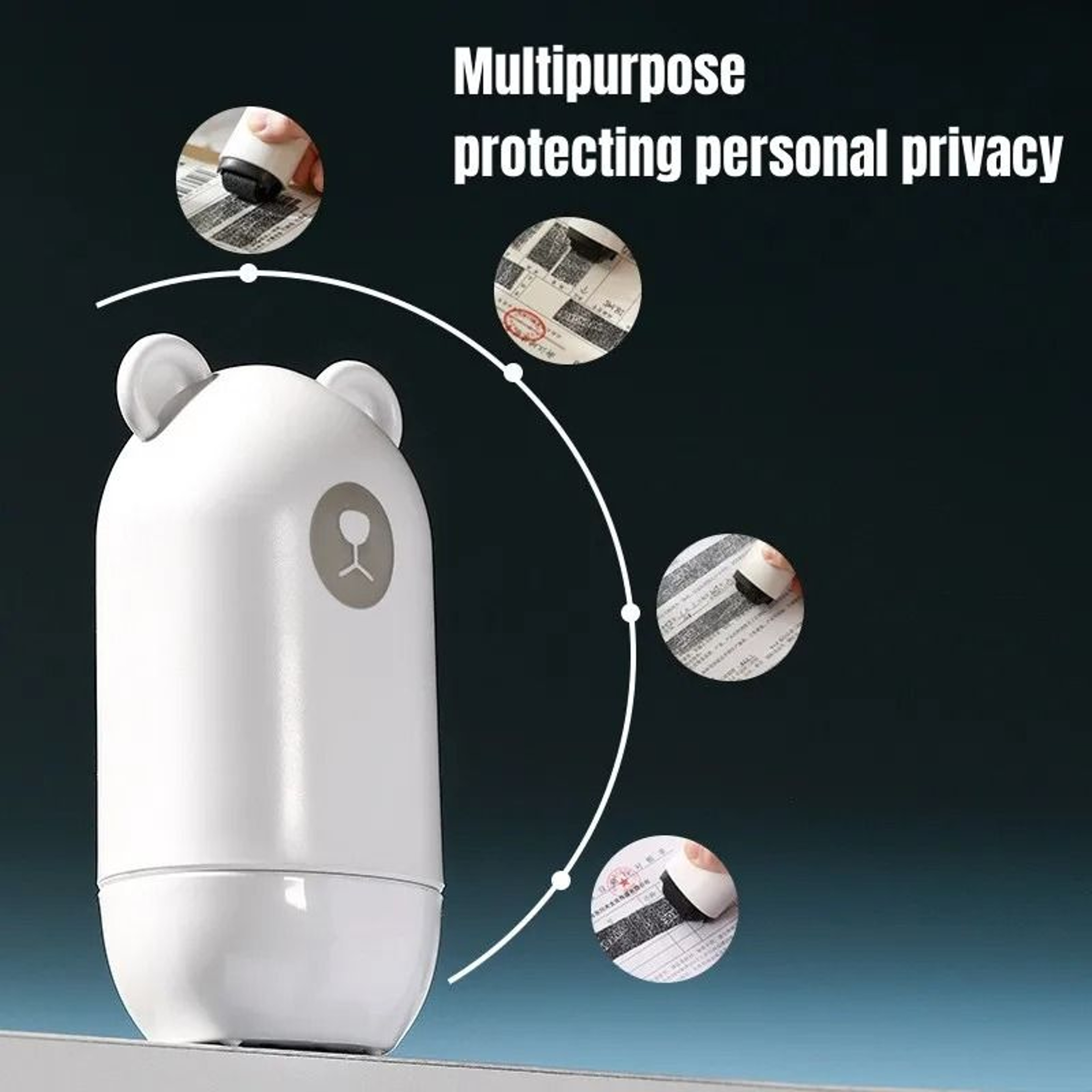 Privacy Guardian Roller Stamp  Premium Confidential Data Identity Protection System 2