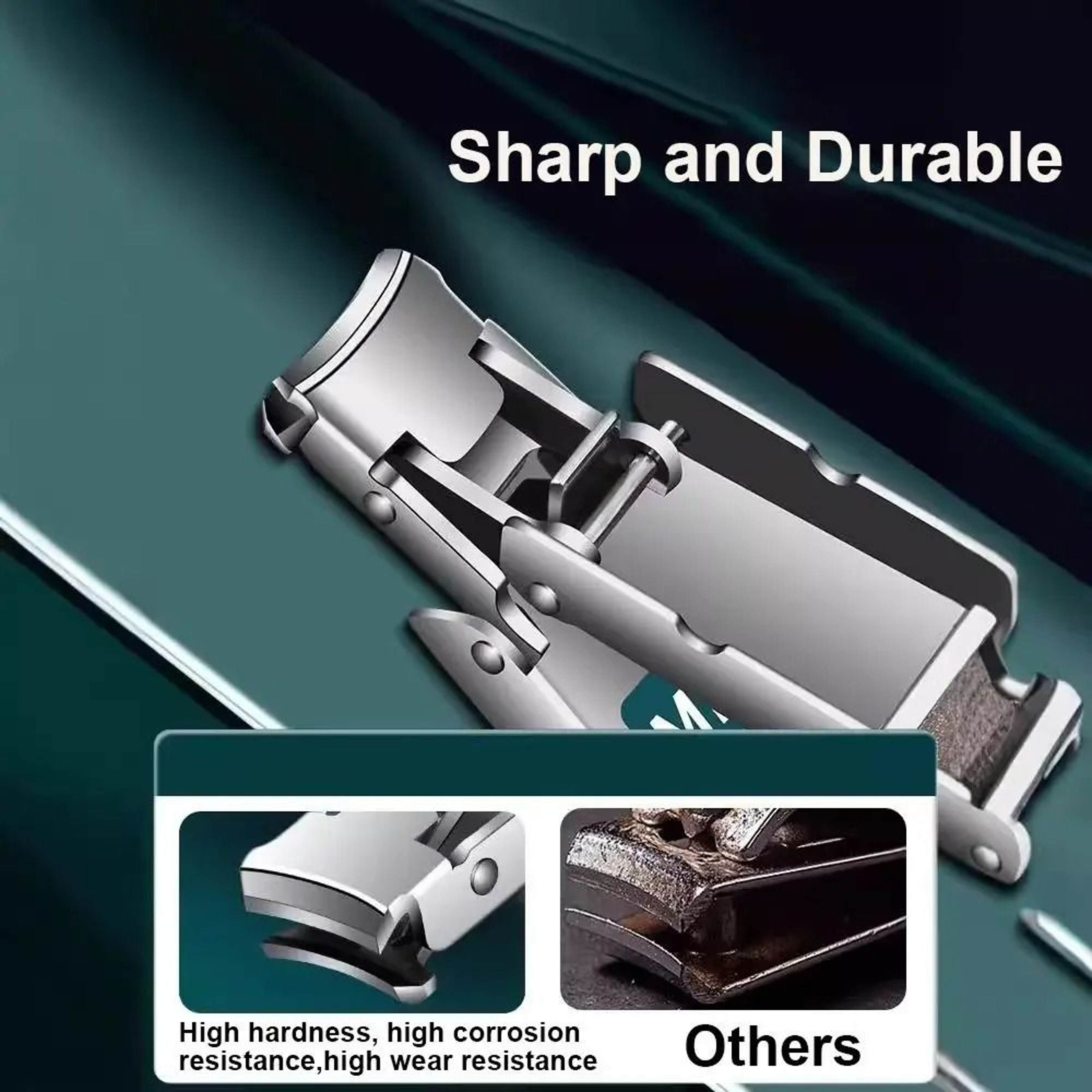 Precision UltraCompact Grooming System  Premium Collapsible Stainless Steel Nail Clipper 4