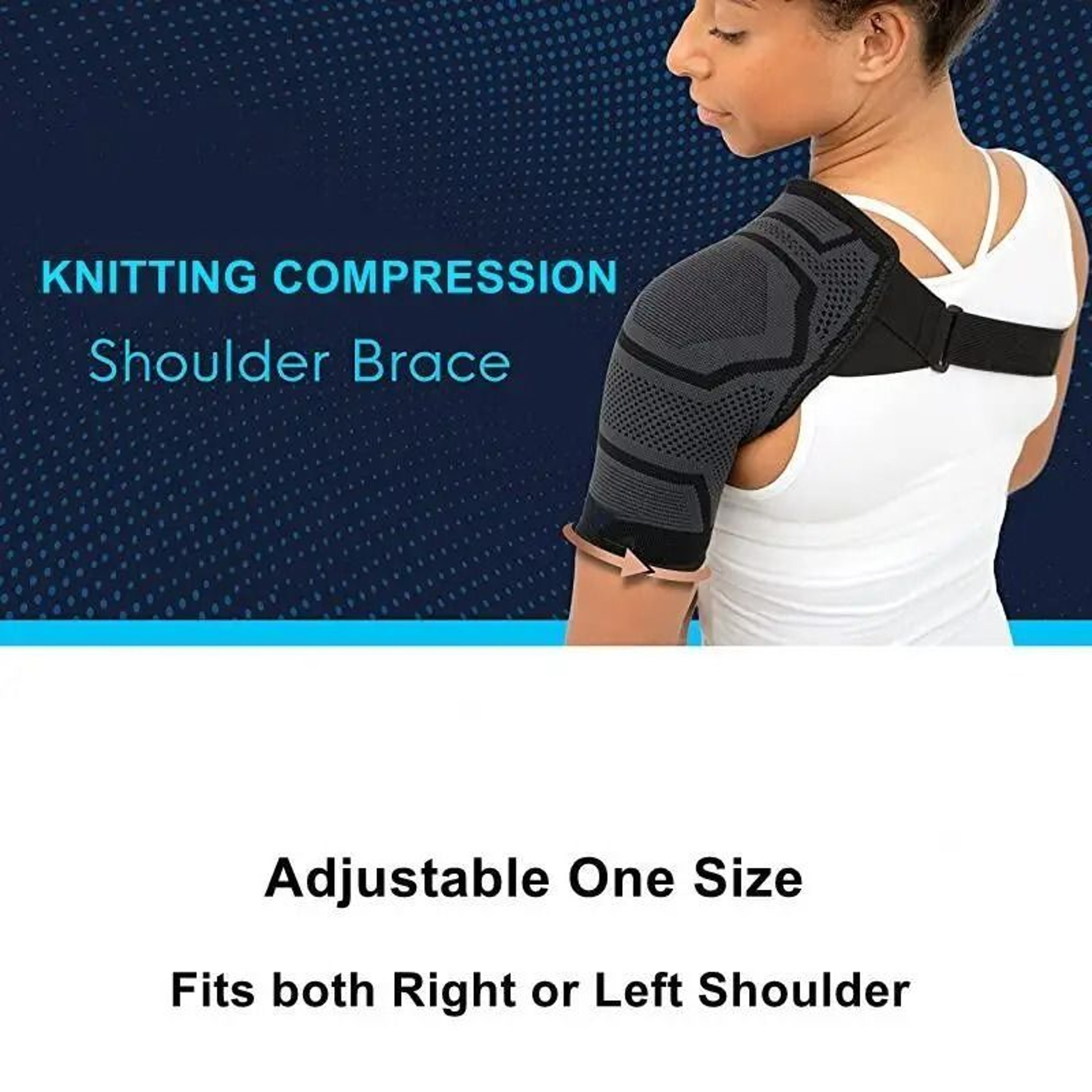 ProActive Rotator Recovery System  Premium Adjustable Shoulder Compression Support 4