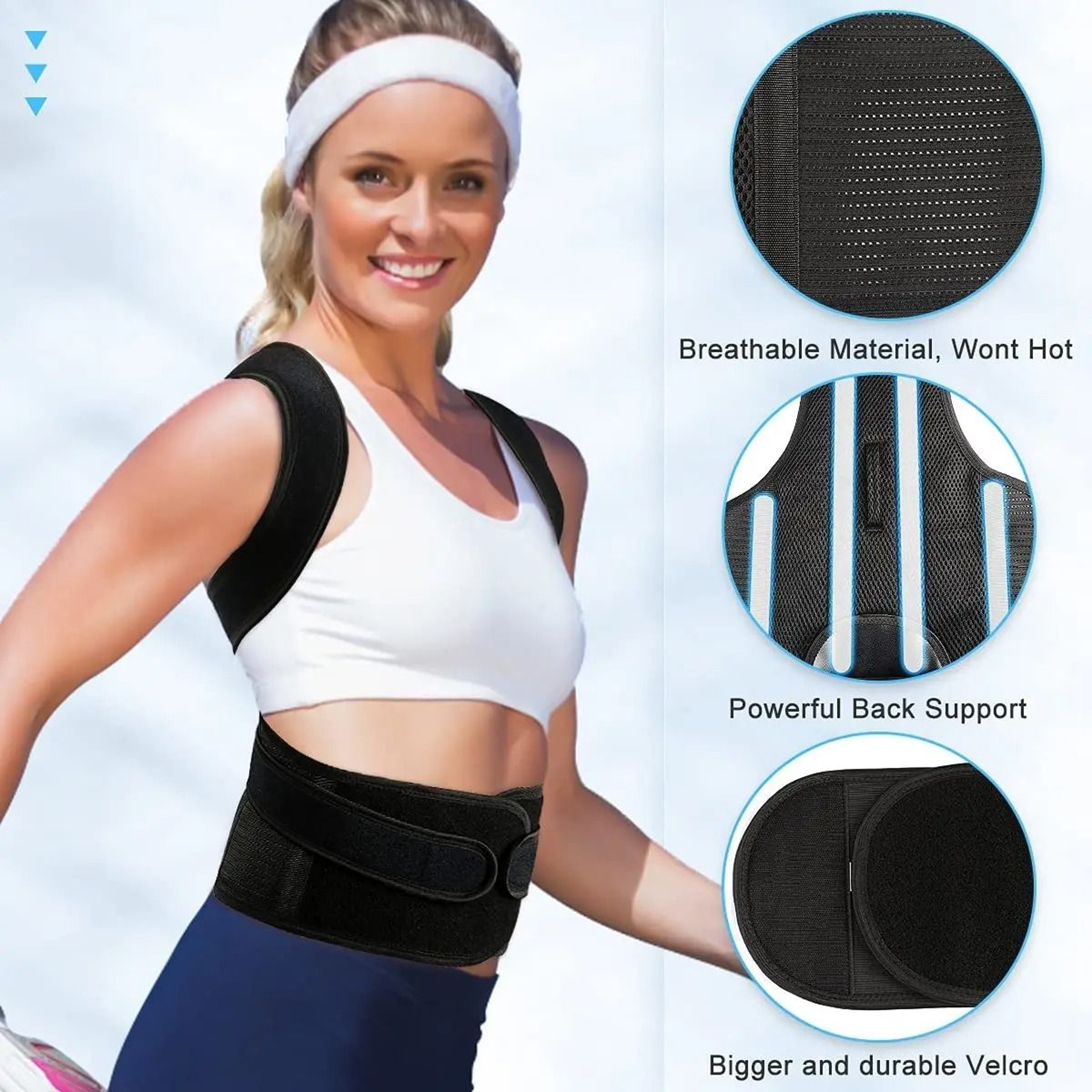 NEENCA AeroAlign Lumbar Support System  Premium Posture Corrector  Back Straightener 3