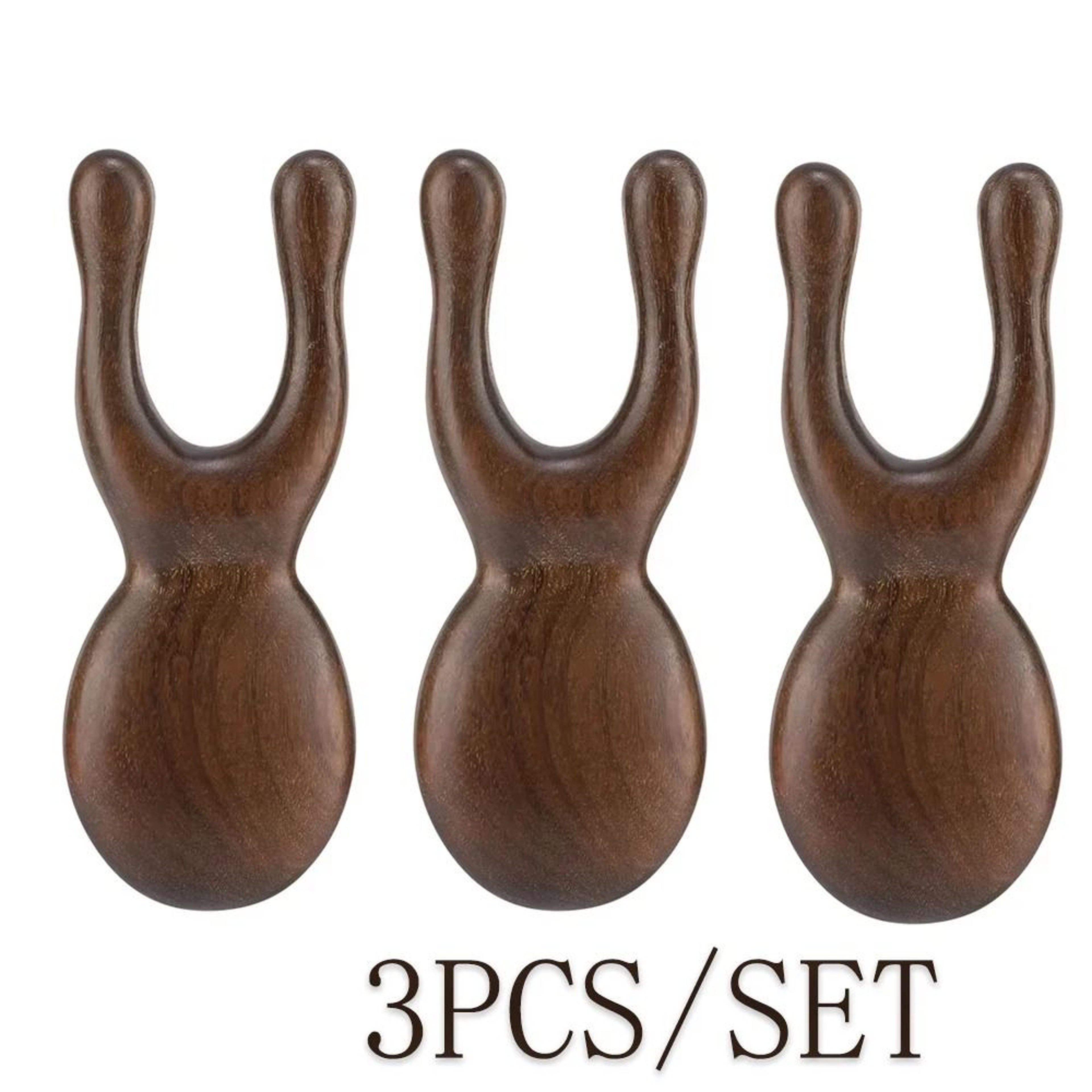 ZenSandalwood Sculpting System  Premium Wooden Gua Sha Facial Tool  Head Massager 7