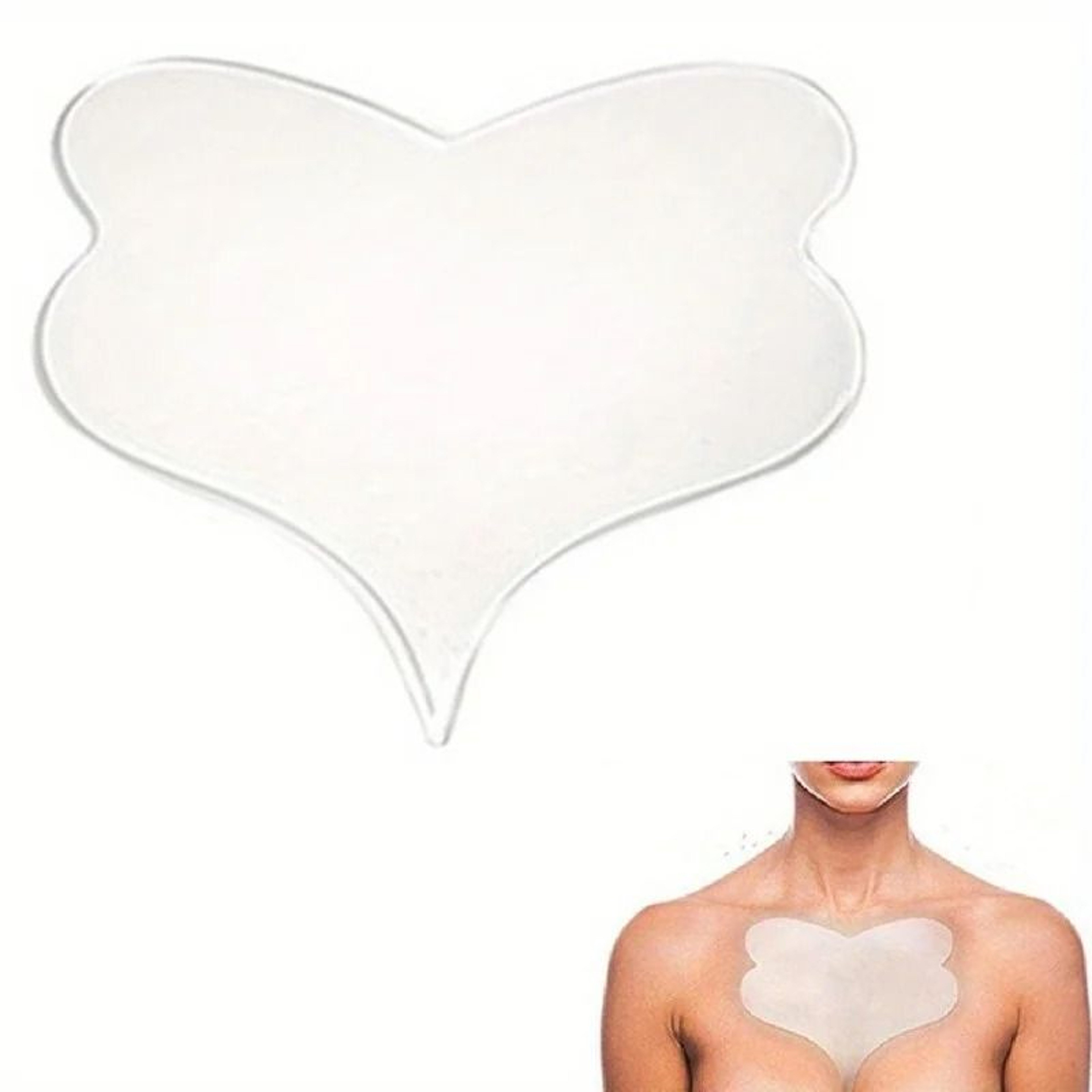 DermaCurve Sculpting System  Premium Reusable Butterfly Silicone Chest Wrinkle Patch 0
