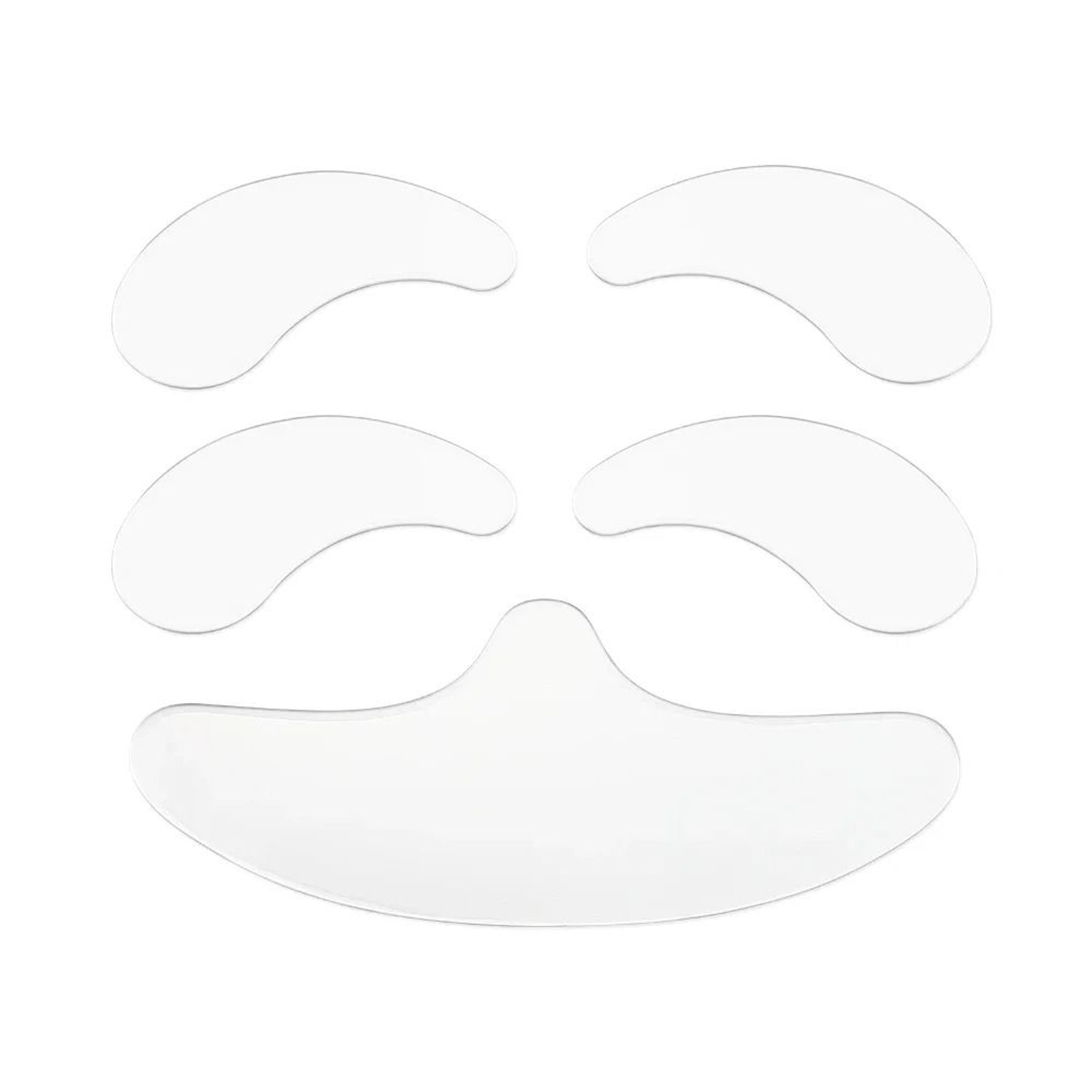 DermaAlign FiveZone Recovery System  Premium 5Piece Reusable Silicone AntiWrinkle Set 5