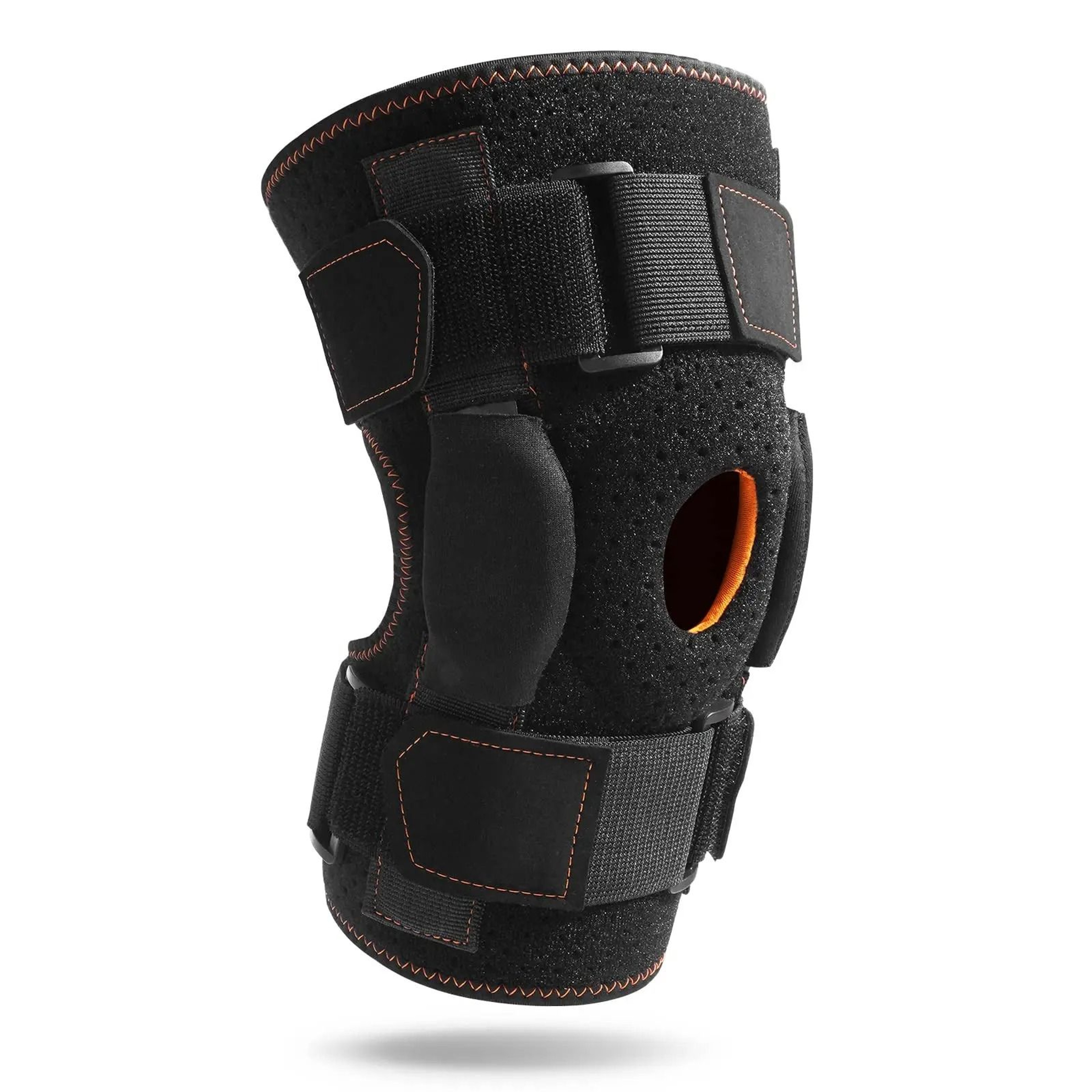 Dual Knee Brace Support With Open Patella Design For Arthritis And Sport Compression 0