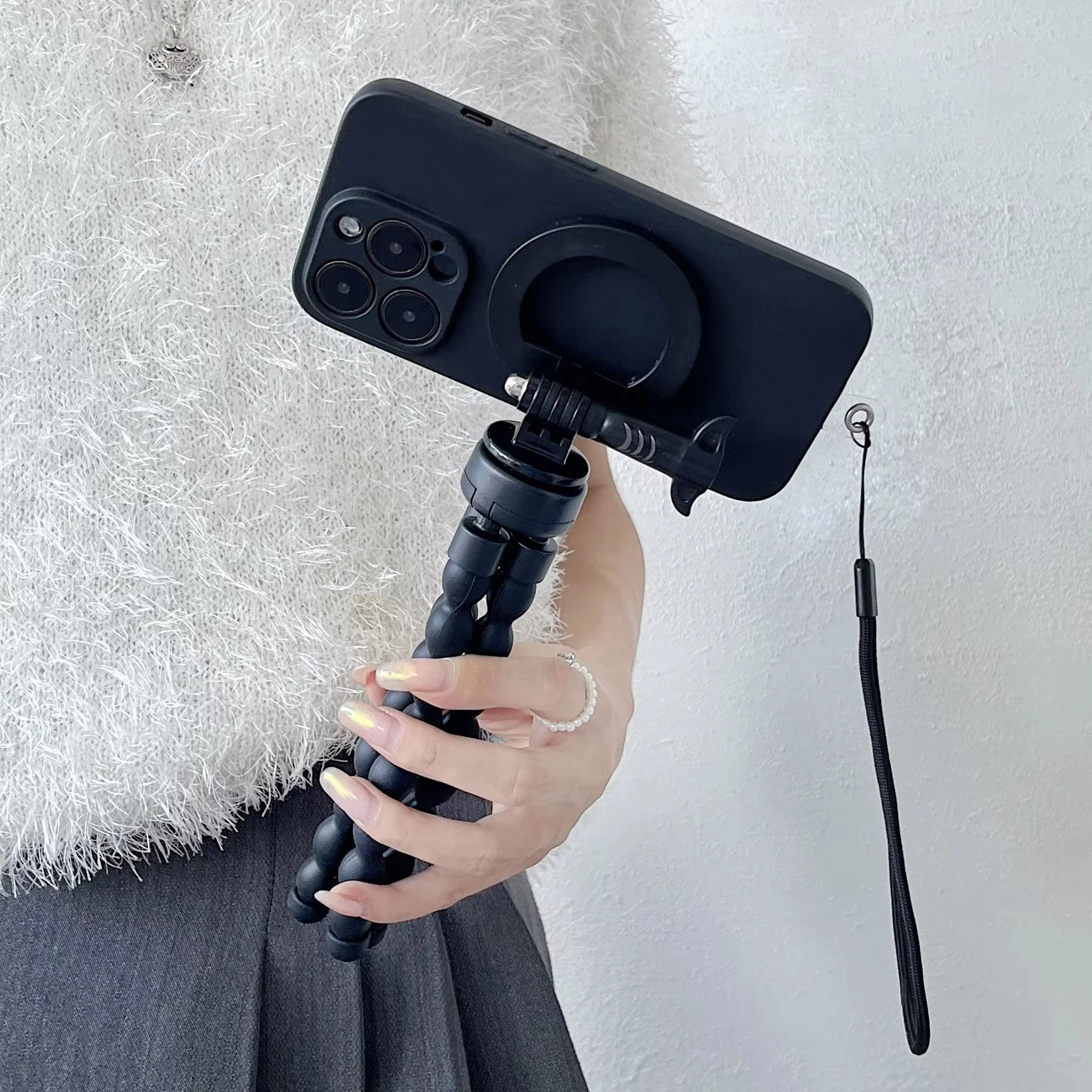 Magnetic Octopus Mini Tripod And Universal Smartphone Monopod Stand 2