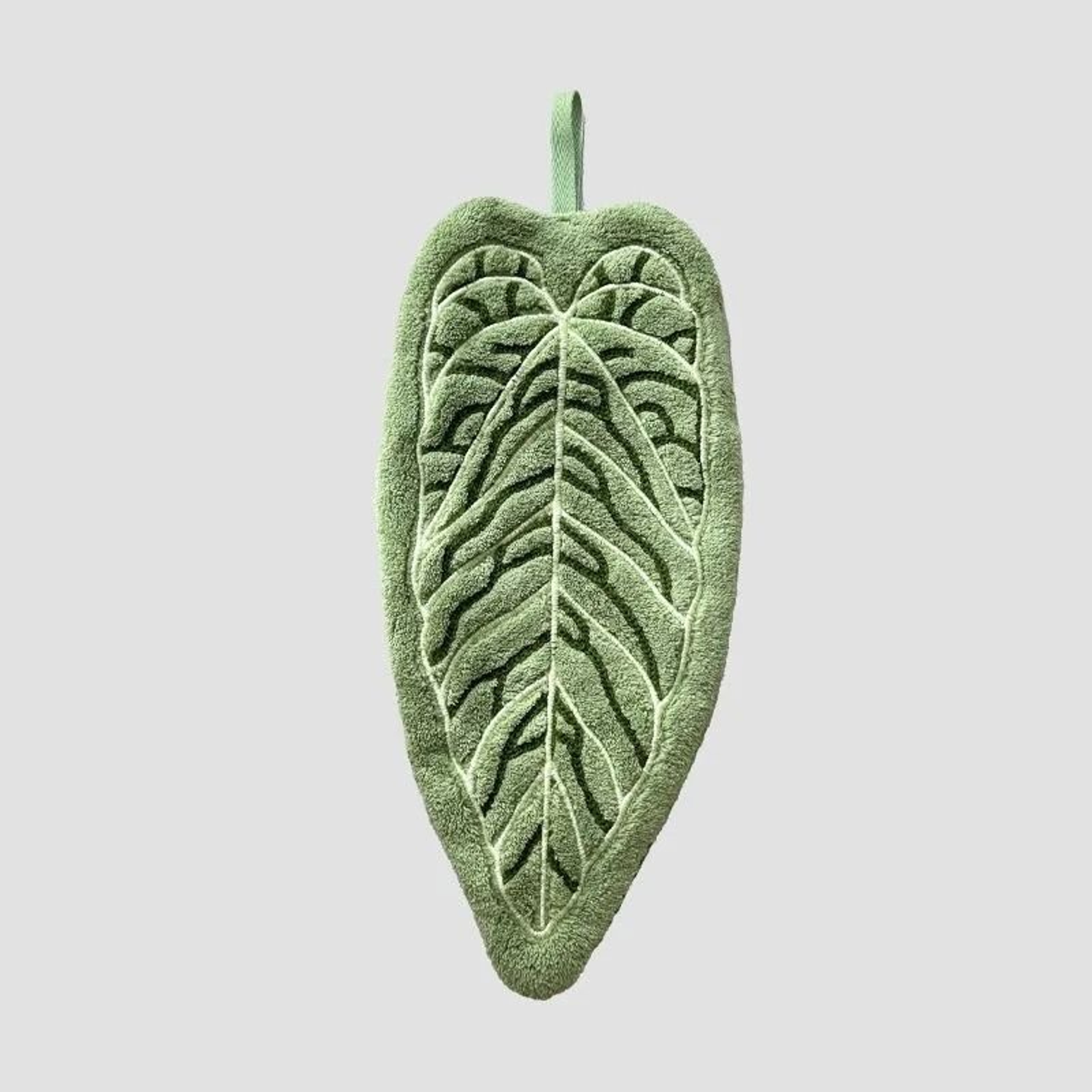 UltraAbsorbent QuickDry Leaf Hand Towel And HighPerformance Botanical Bathroom Decoration 7