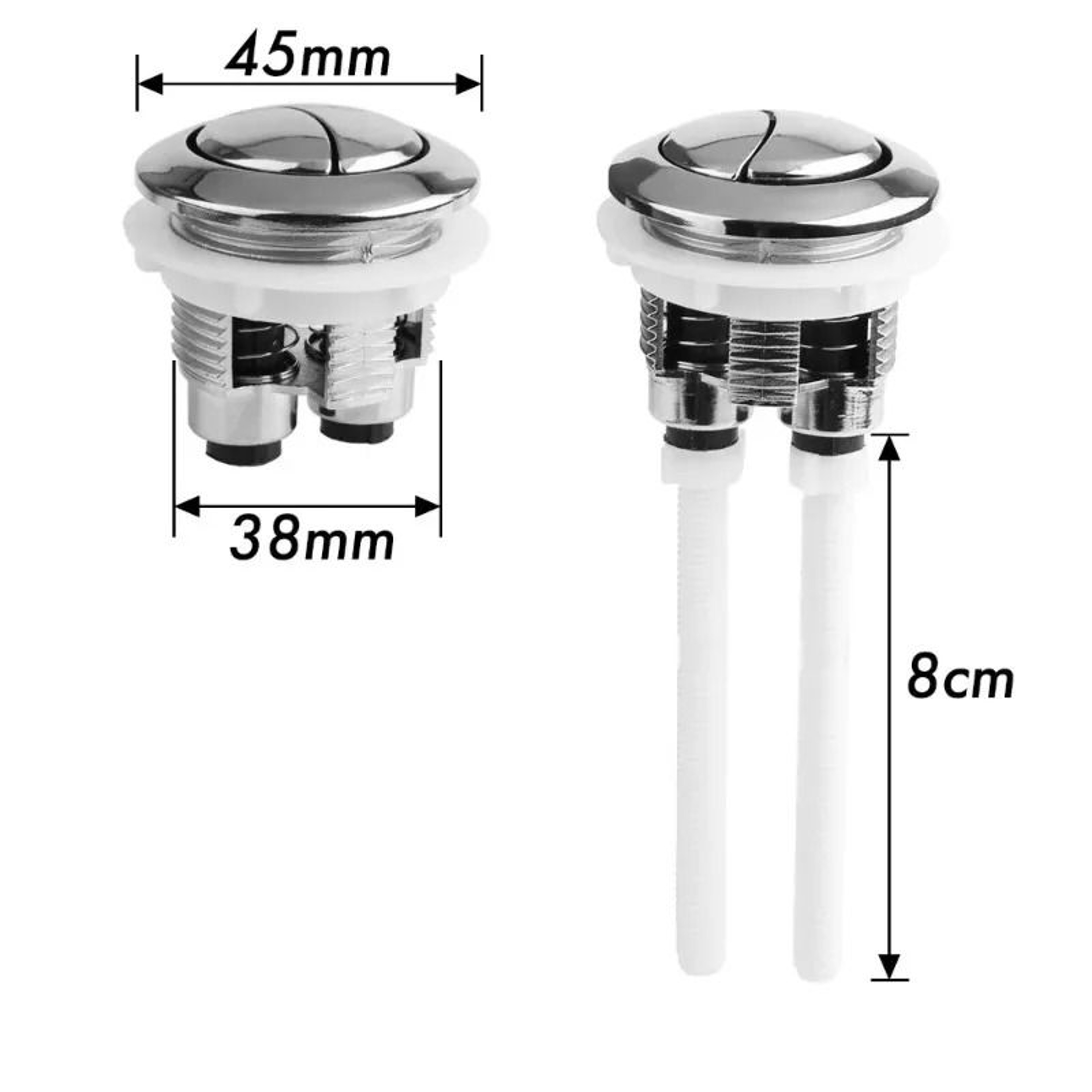 38mm Toilet Cistern Button Replacement And HighPerformance Adjustable Flush Switch 5