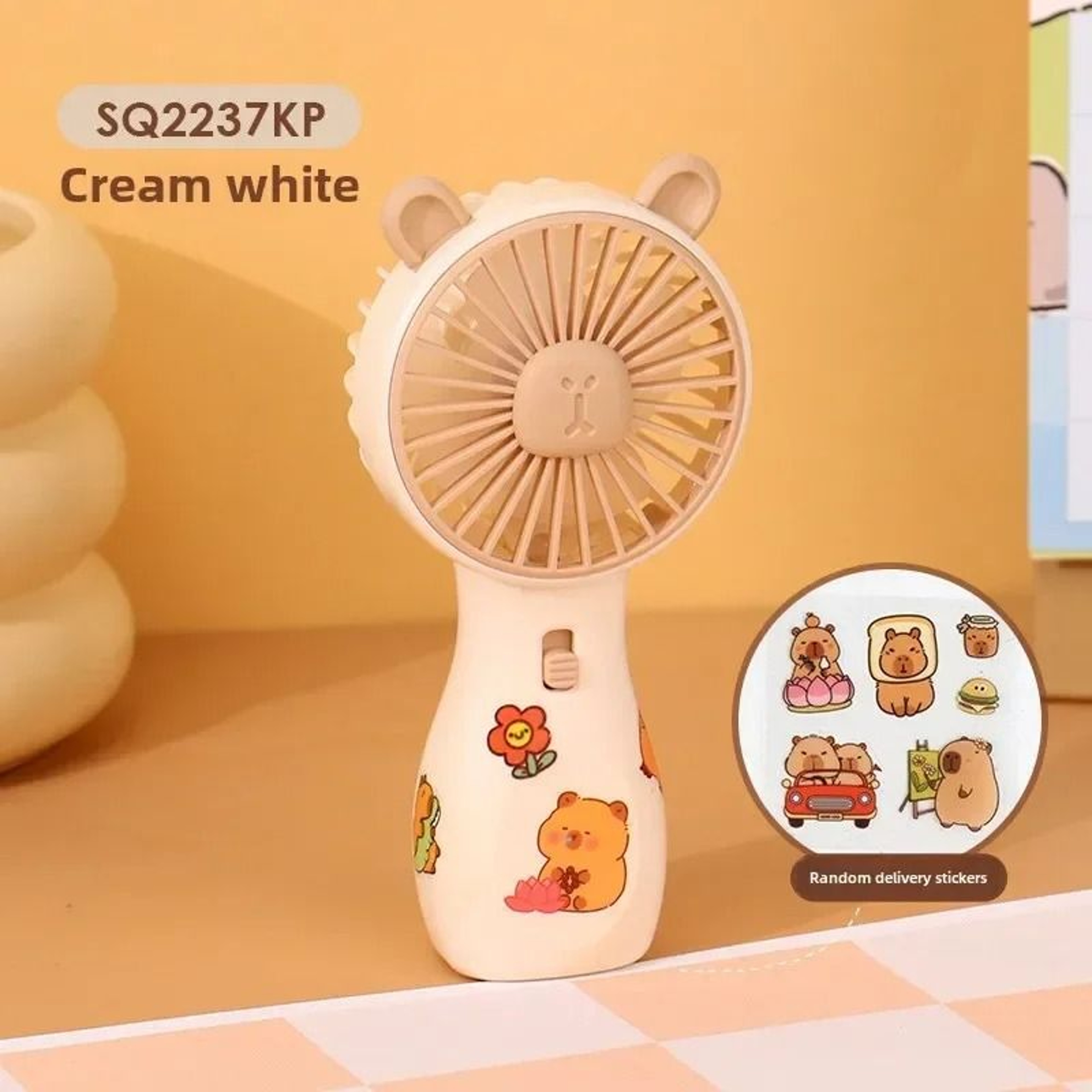 Cool Cartoon Mini Handheld Fan And HighPerformance Thermal Regulation Architecture 7