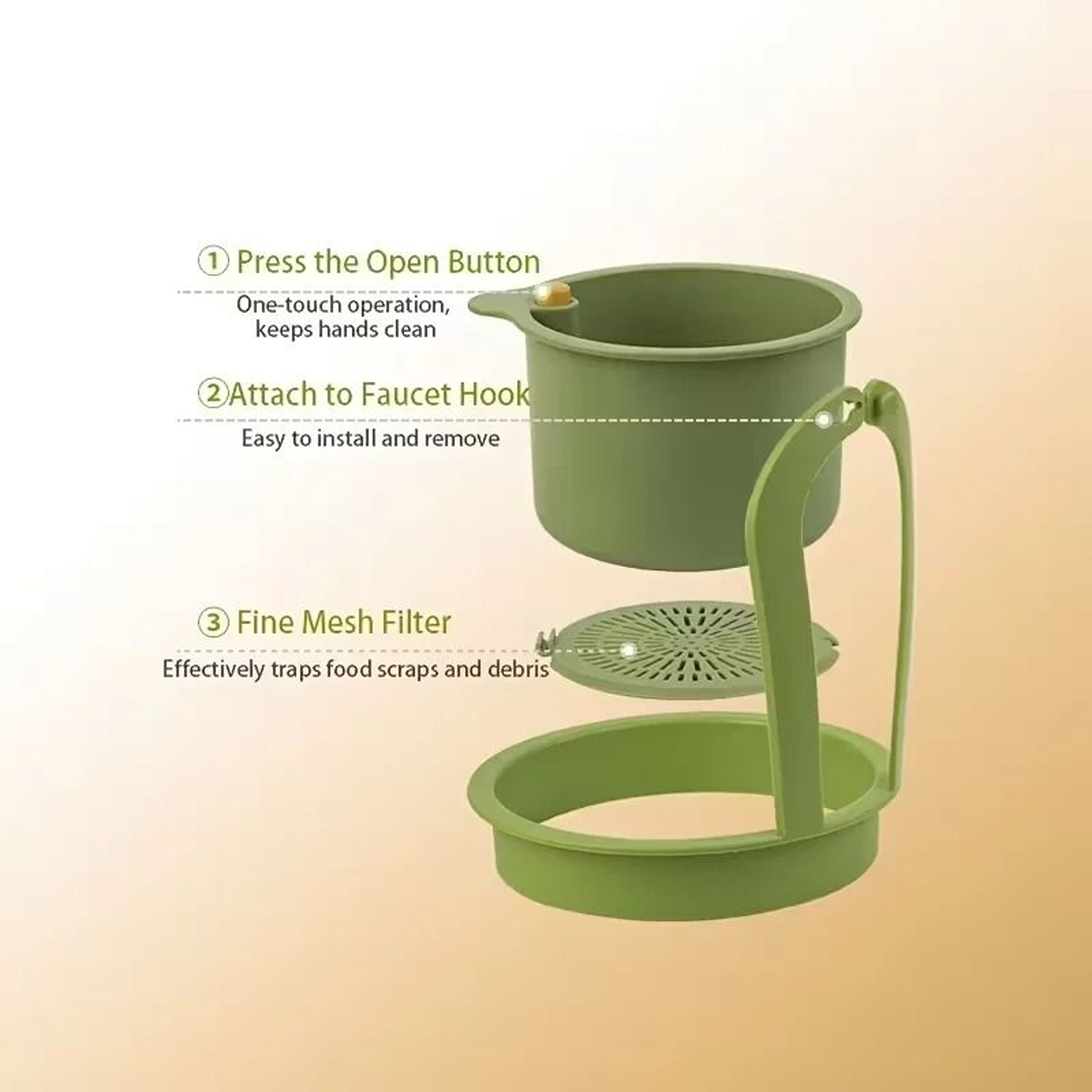 PressType Drain Basket And HighFidelity Sink Organization Architecture 2
