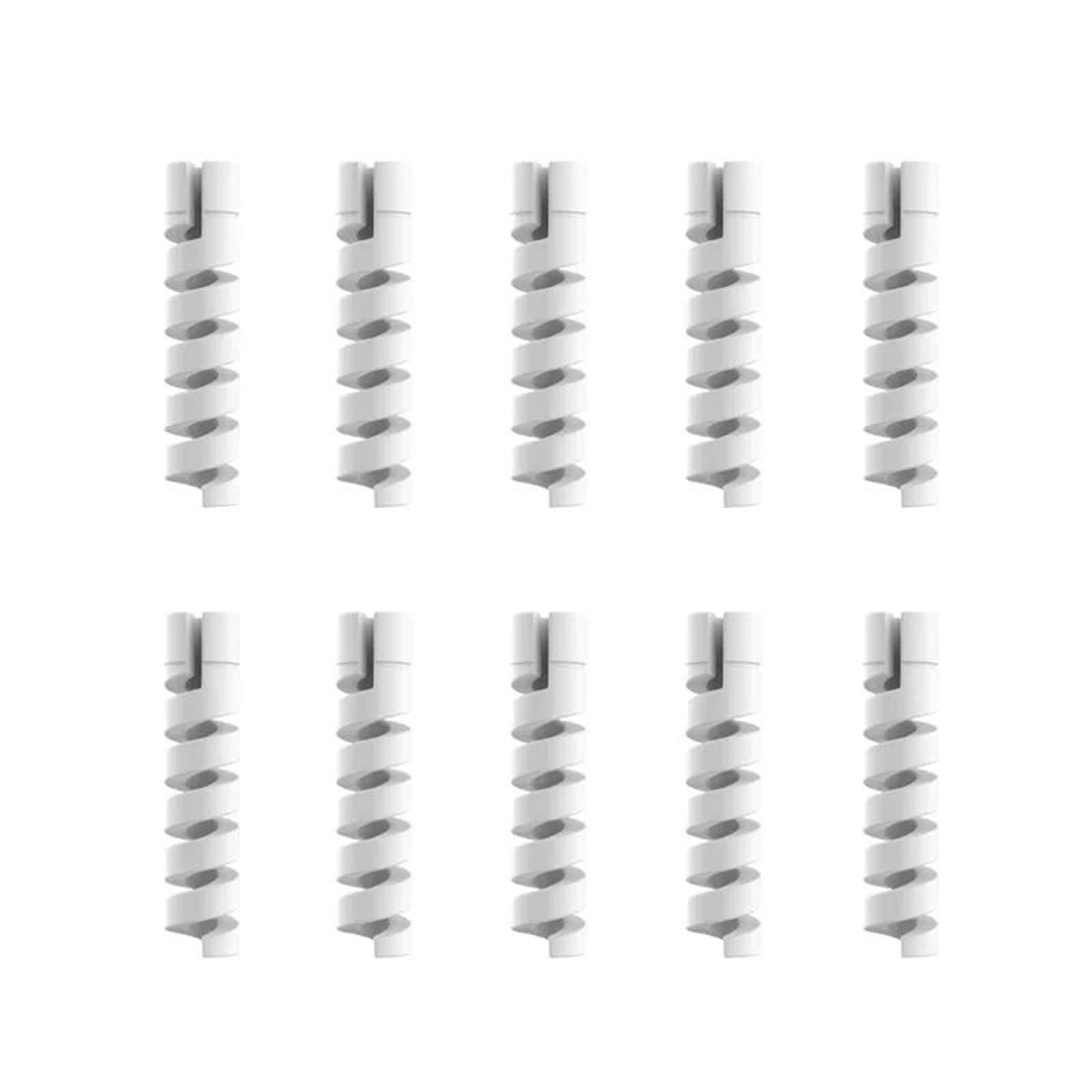 10PCS Silicone Spiral Data Cable Protectors And USB Wire Savers 8