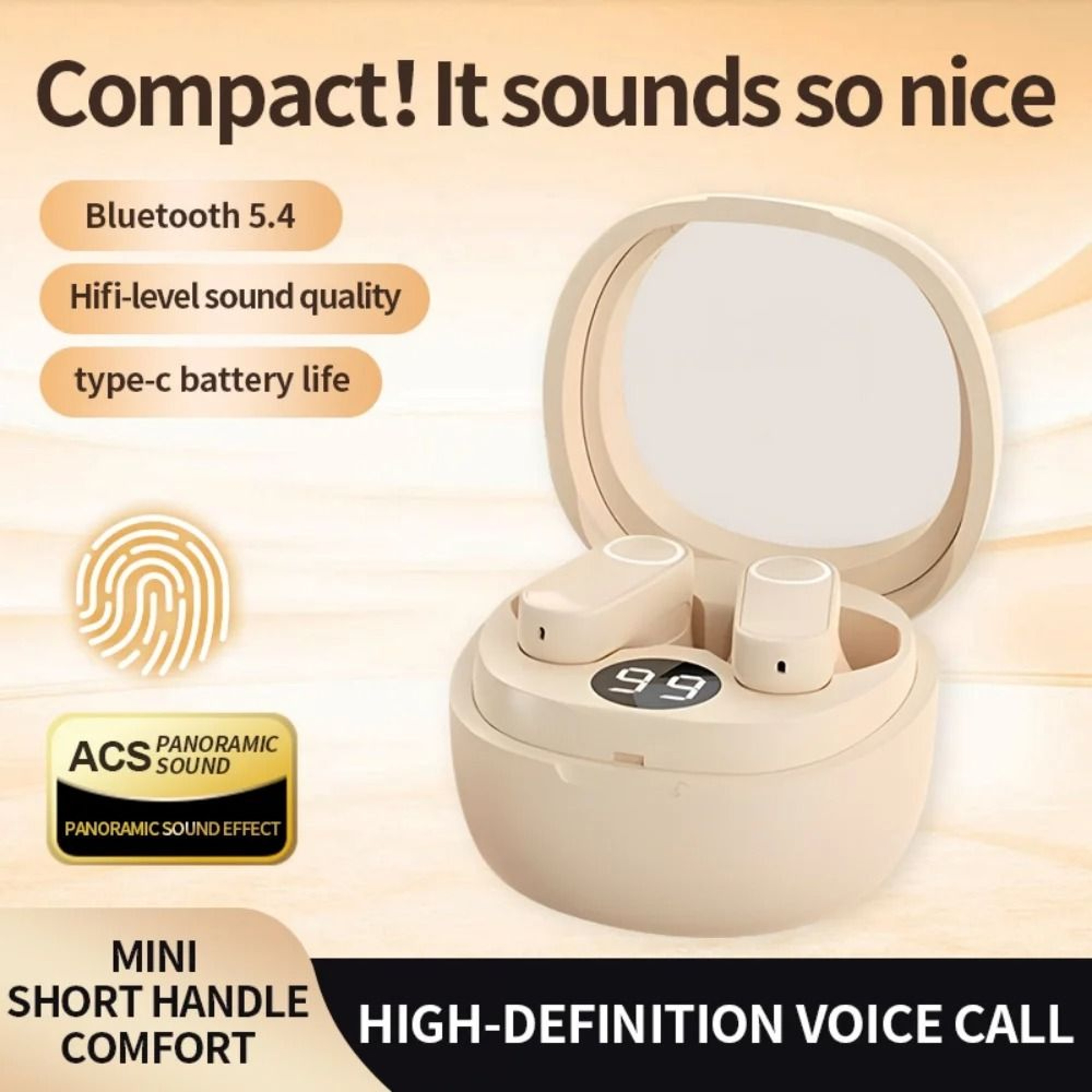 HighFidelity Bluetooth 54 TWS Wireless Headphones And NoiseCancelling Sport Hub 1