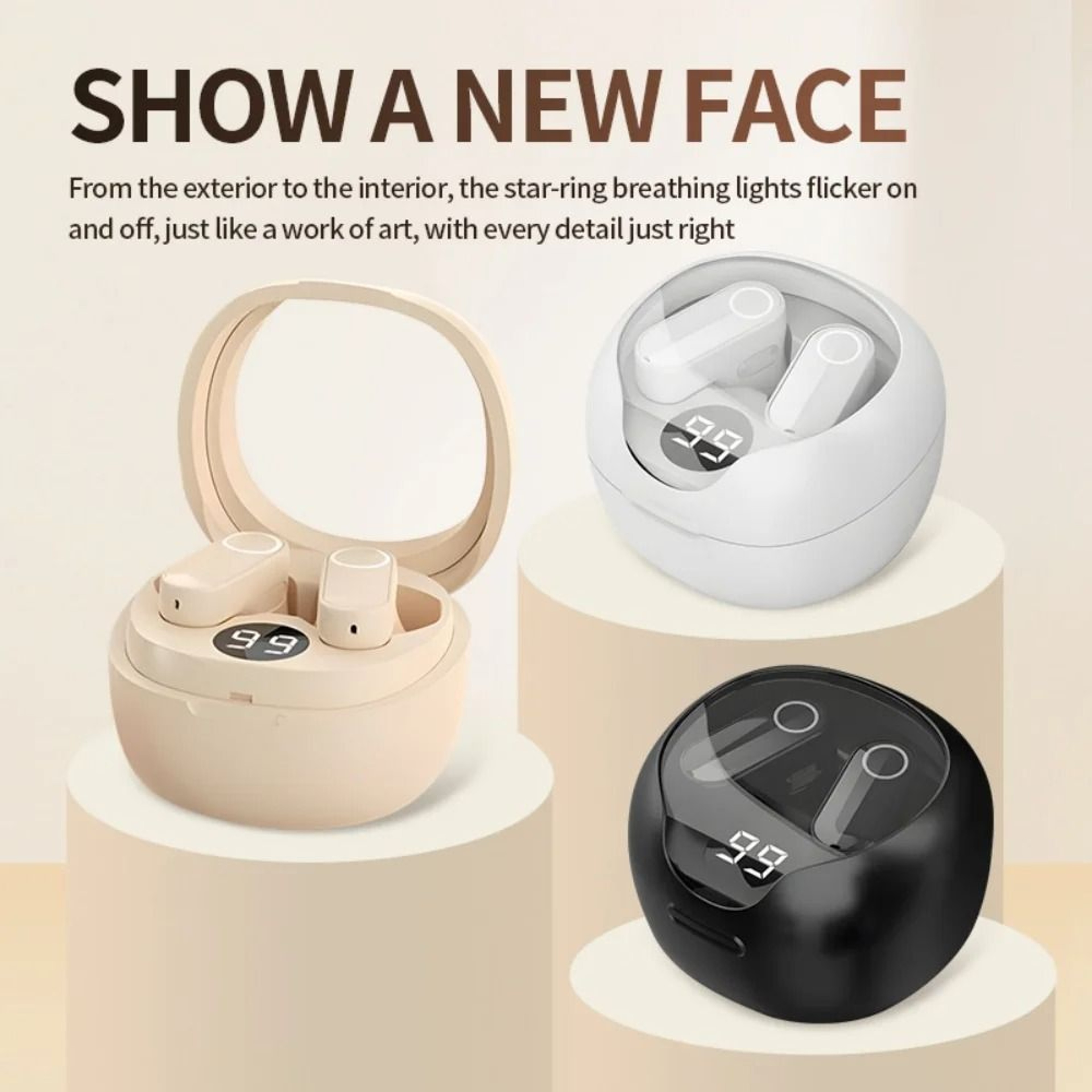 HighFidelity Bluetooth 54 TWS Wireless Headphones And NoiseCancelling Sport Hub 3