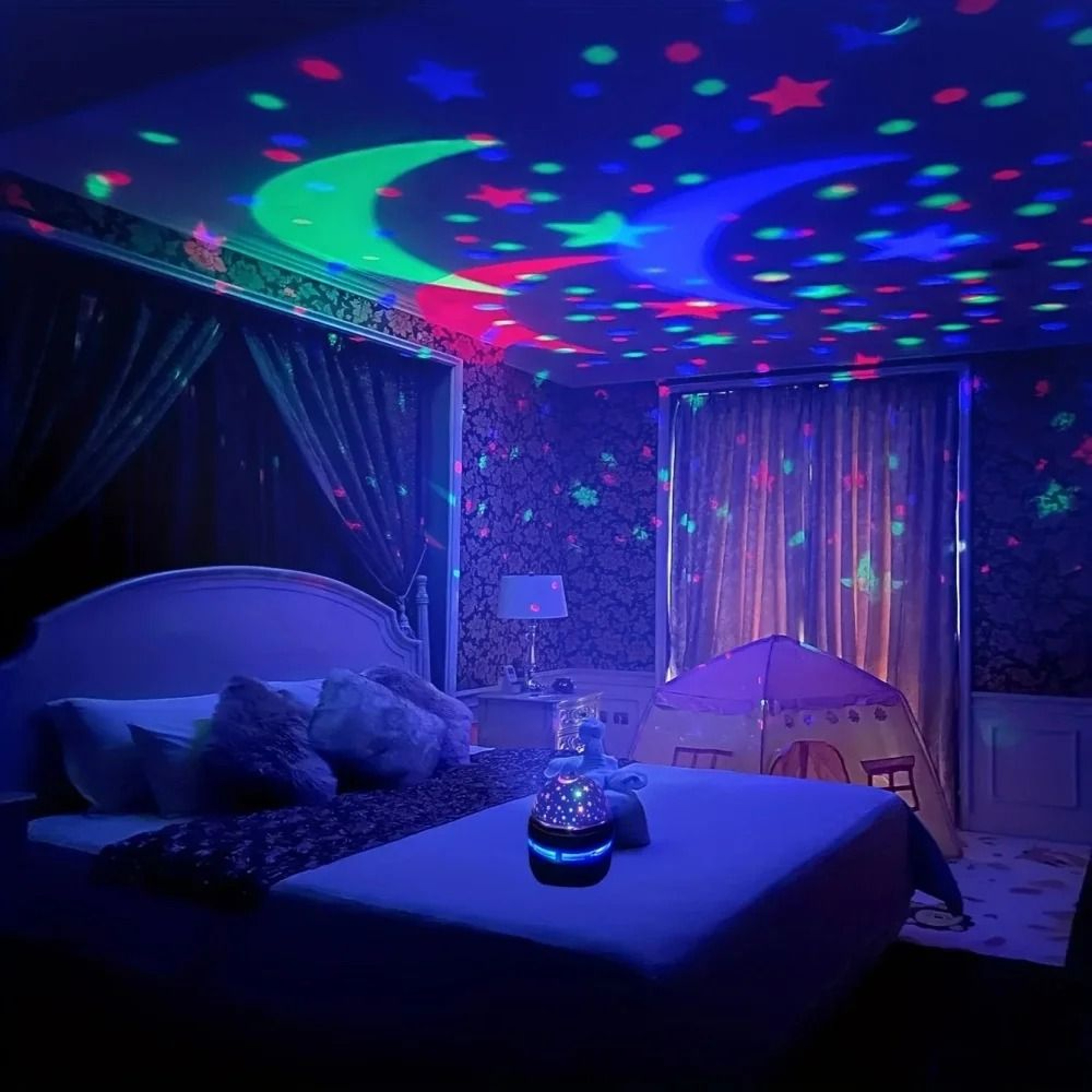 HighFidelity LED Starry Night Light Projector And Atmospheric USB Table Lamp 2