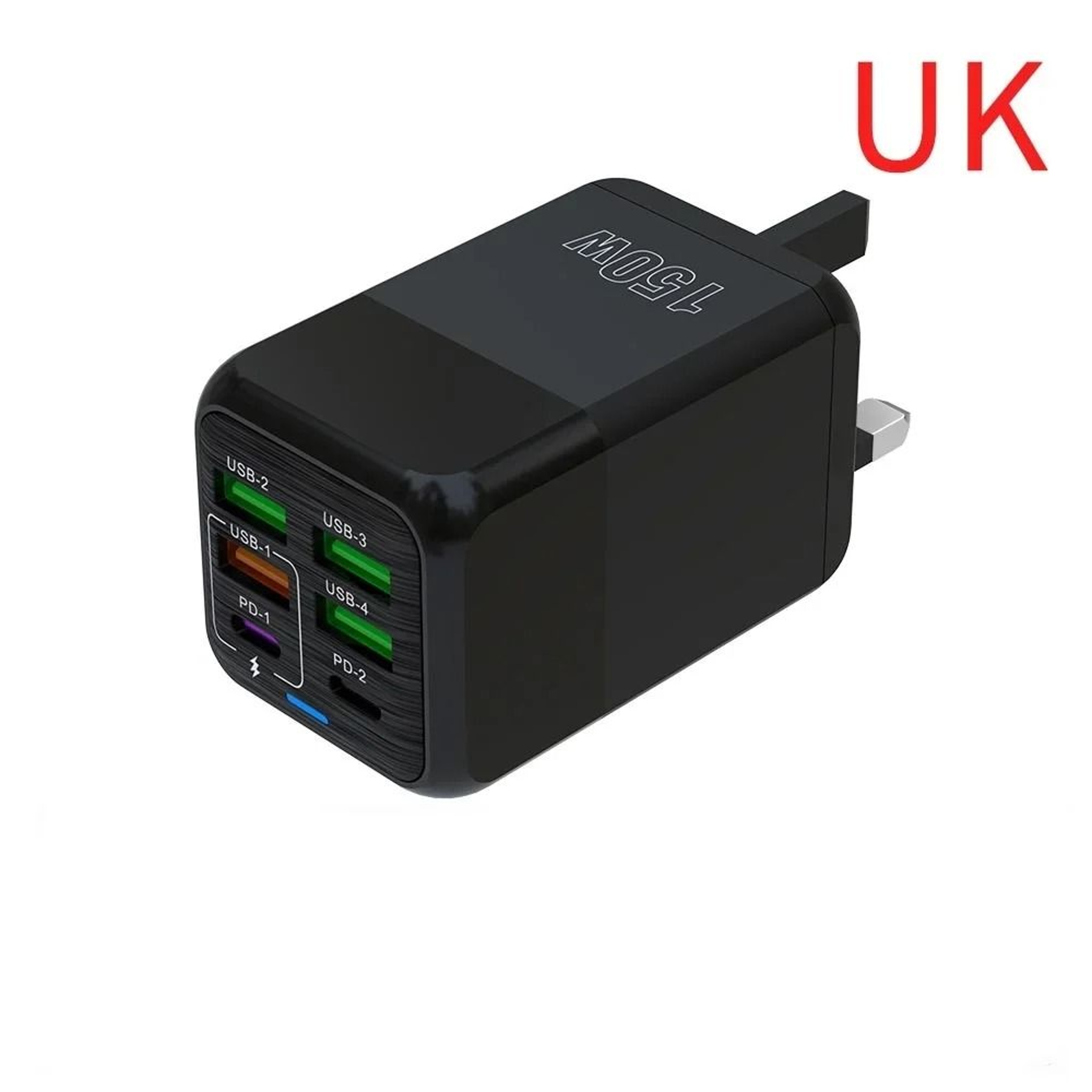 HighPower 150W 6Port MultiDevice Charging Station 12