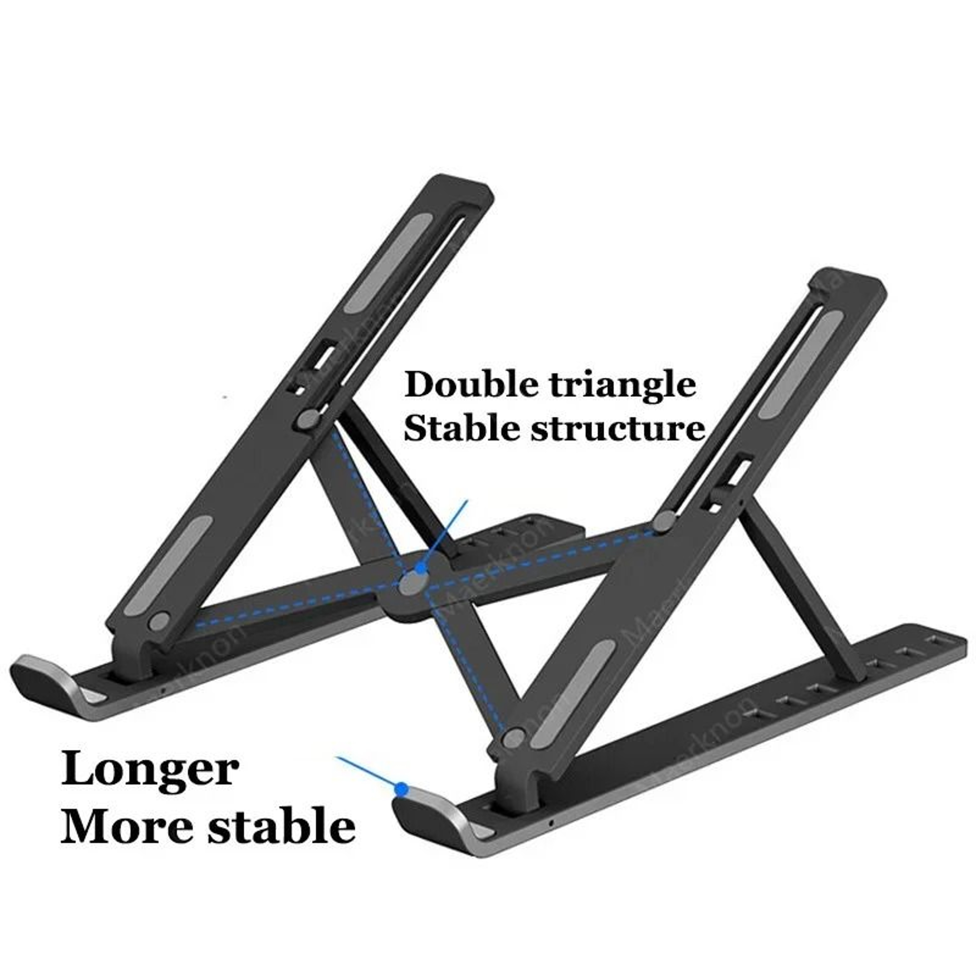 Portable Adjustable Aluminum Laptop  Tablet Stand 5