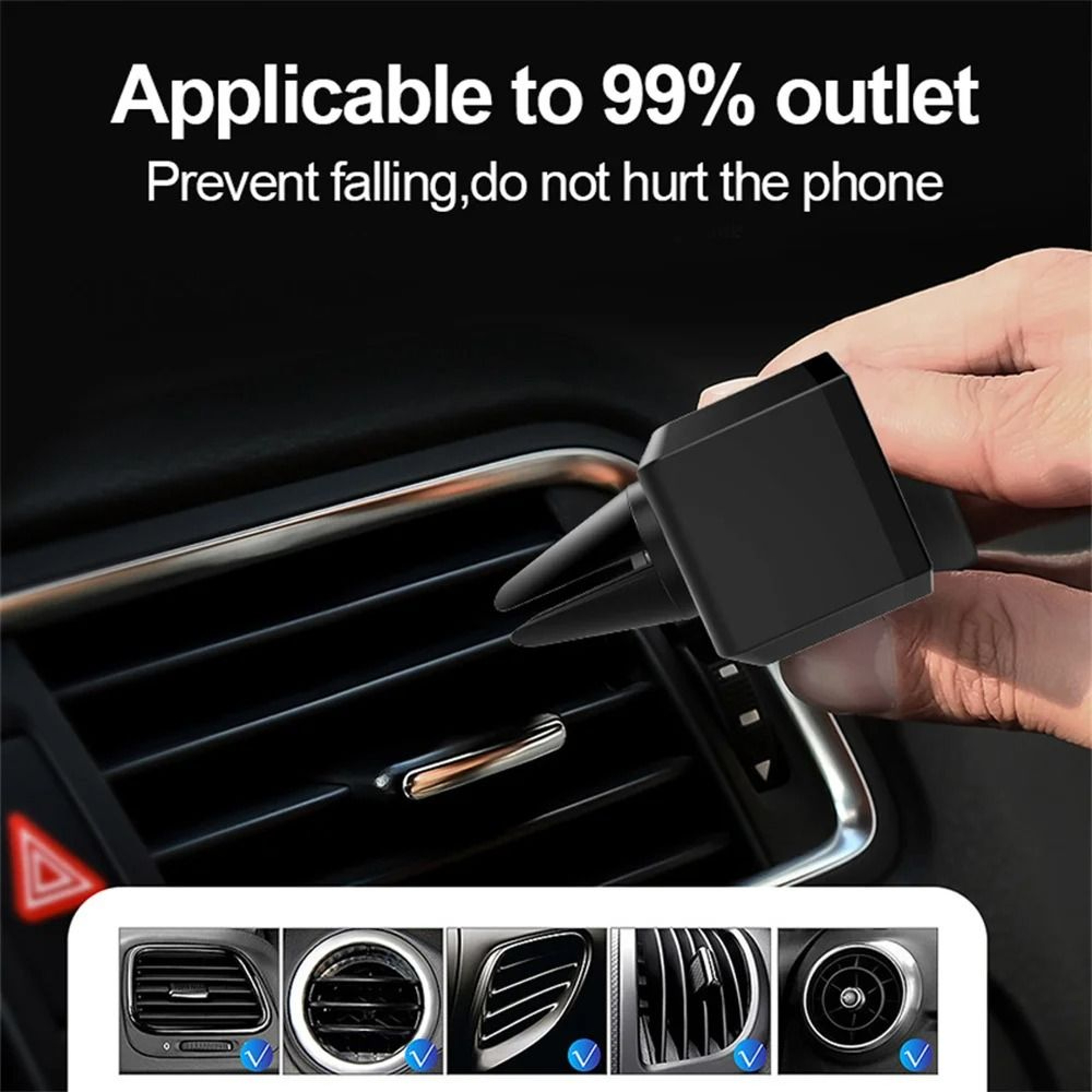 Universal 360 Rotating Car Air Vent Phone Mount 1
