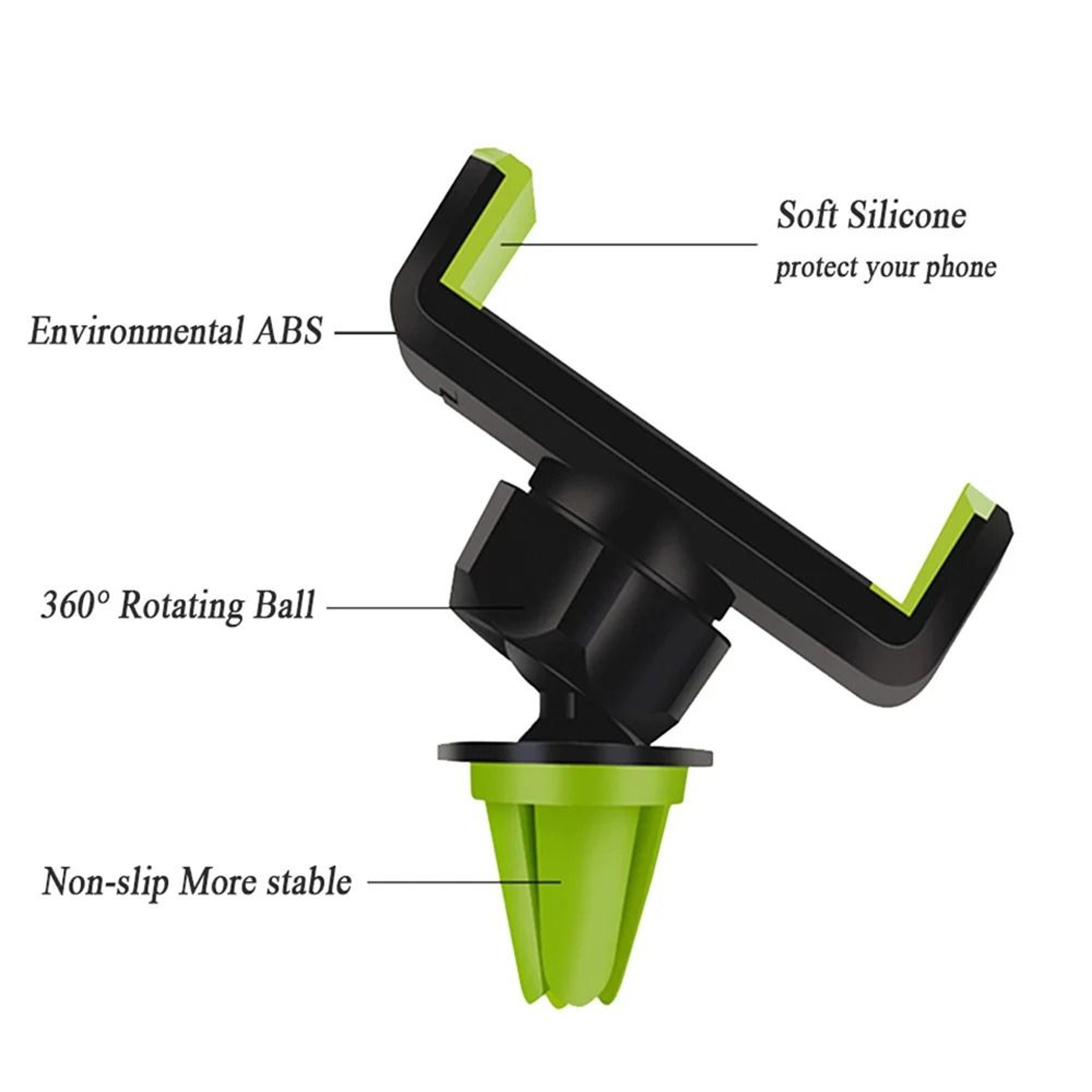 Universal 360 Rotating Car Air Vent Phone Mount 4