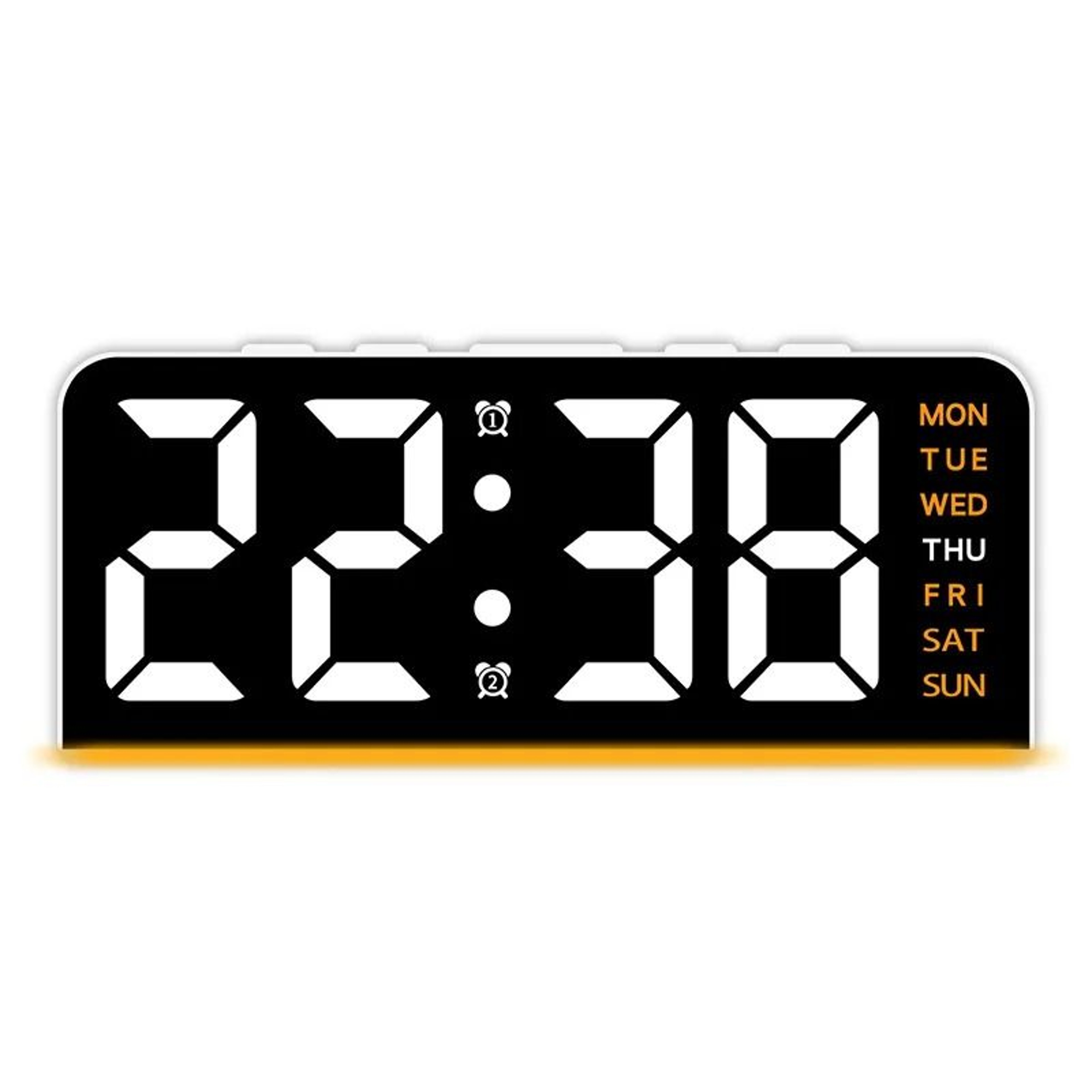 Modern WideView Digital LED Desktop Clock 13