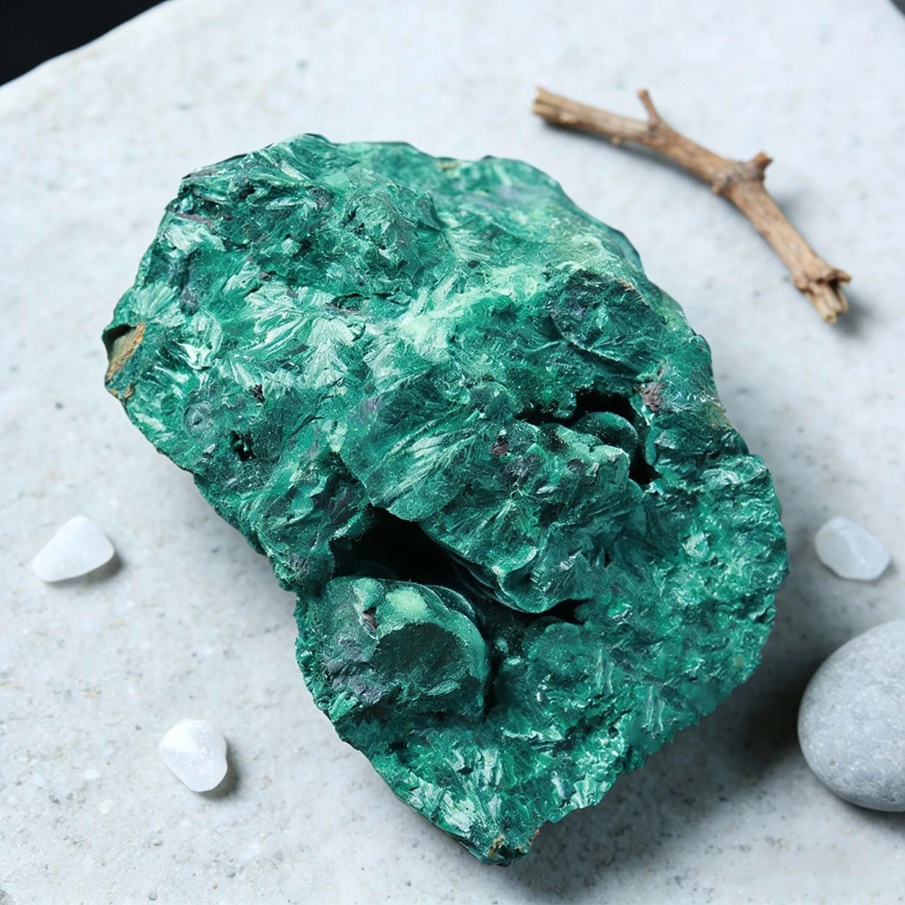 Natural Raw Malachite Specimen 4
