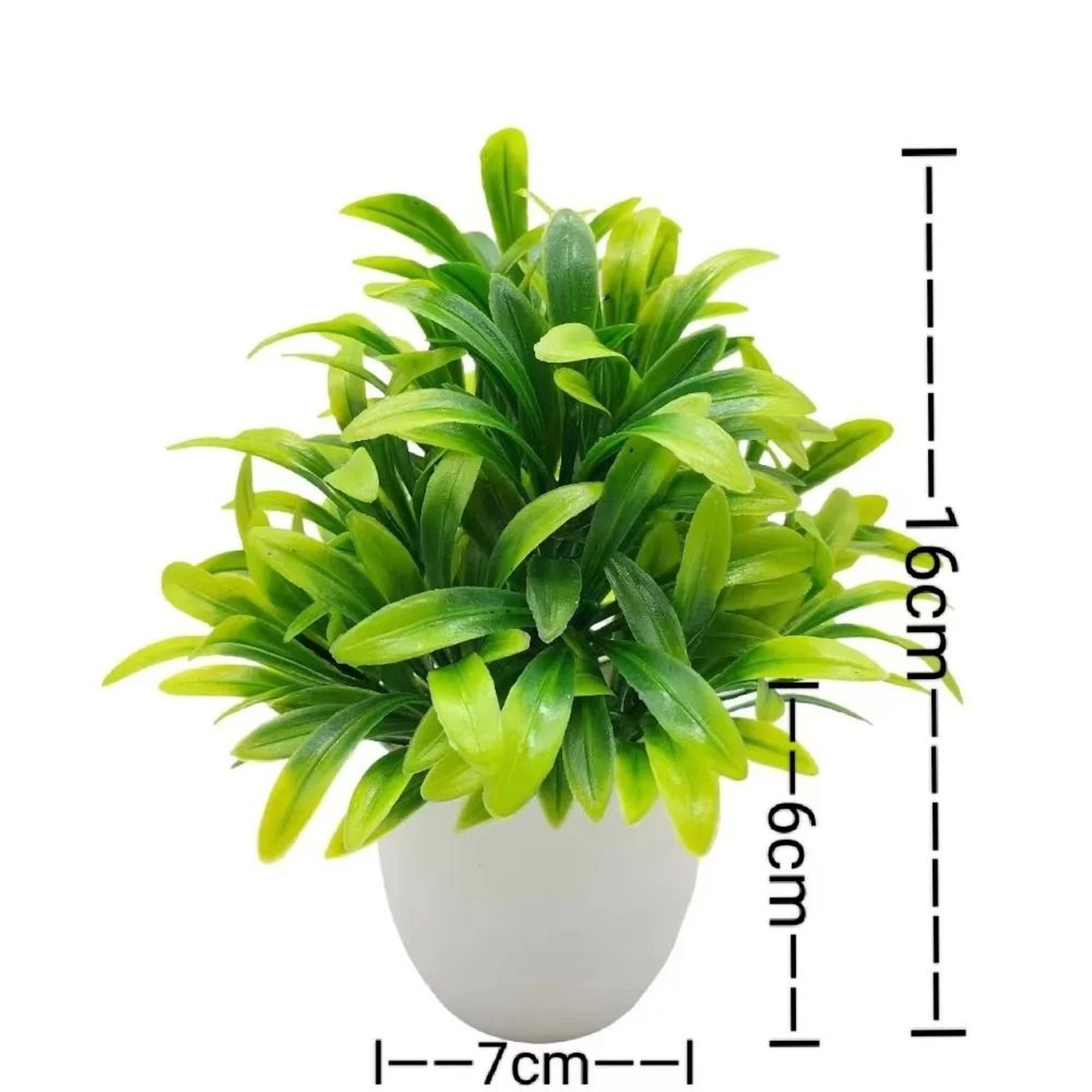 Modern Mini Artificial Potted Flower  Desktop Bonsai  False Plant Ornament 5