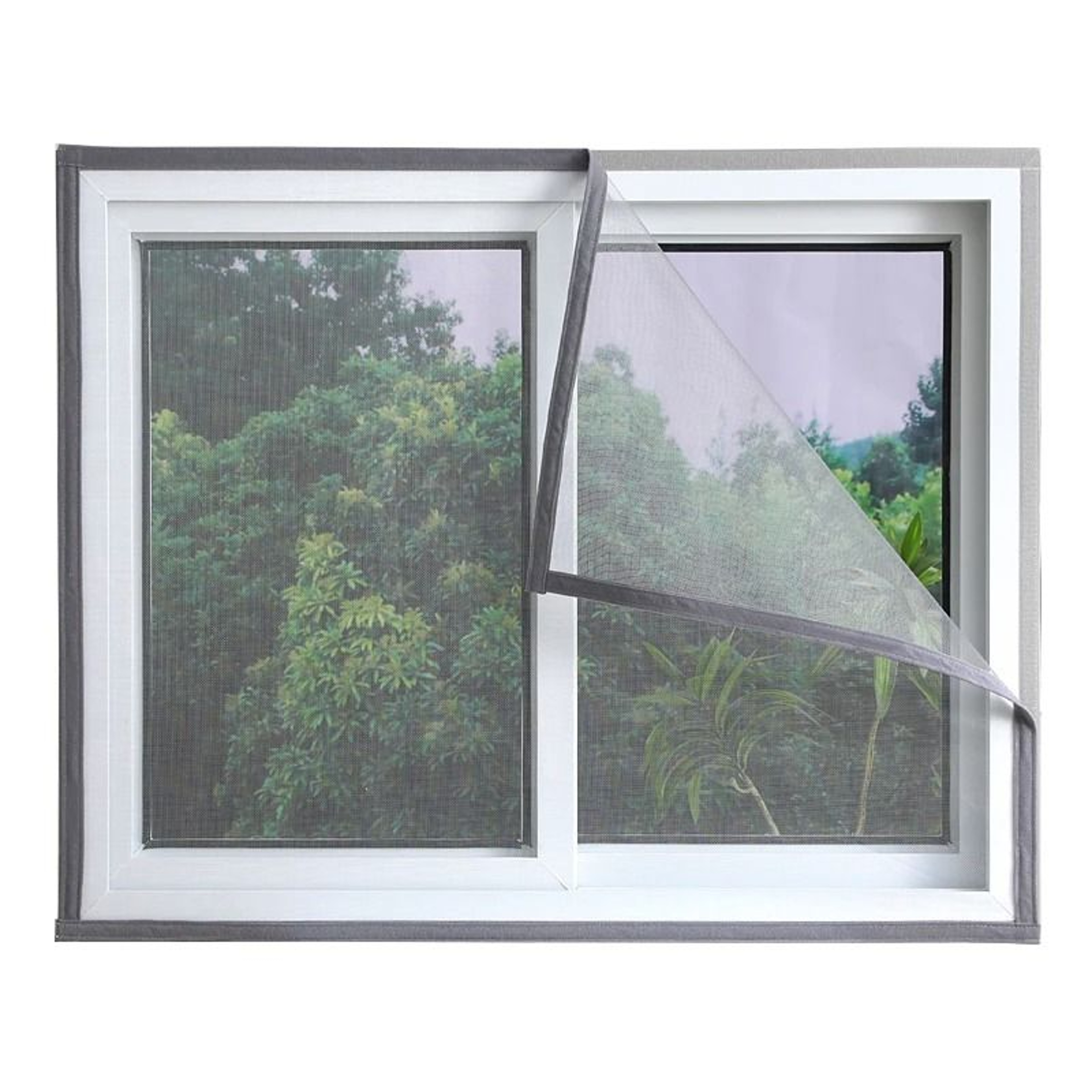DIY SelfAdhesive Window Screen Net  Custom Size Mosquito  InsectProof Mesh 8