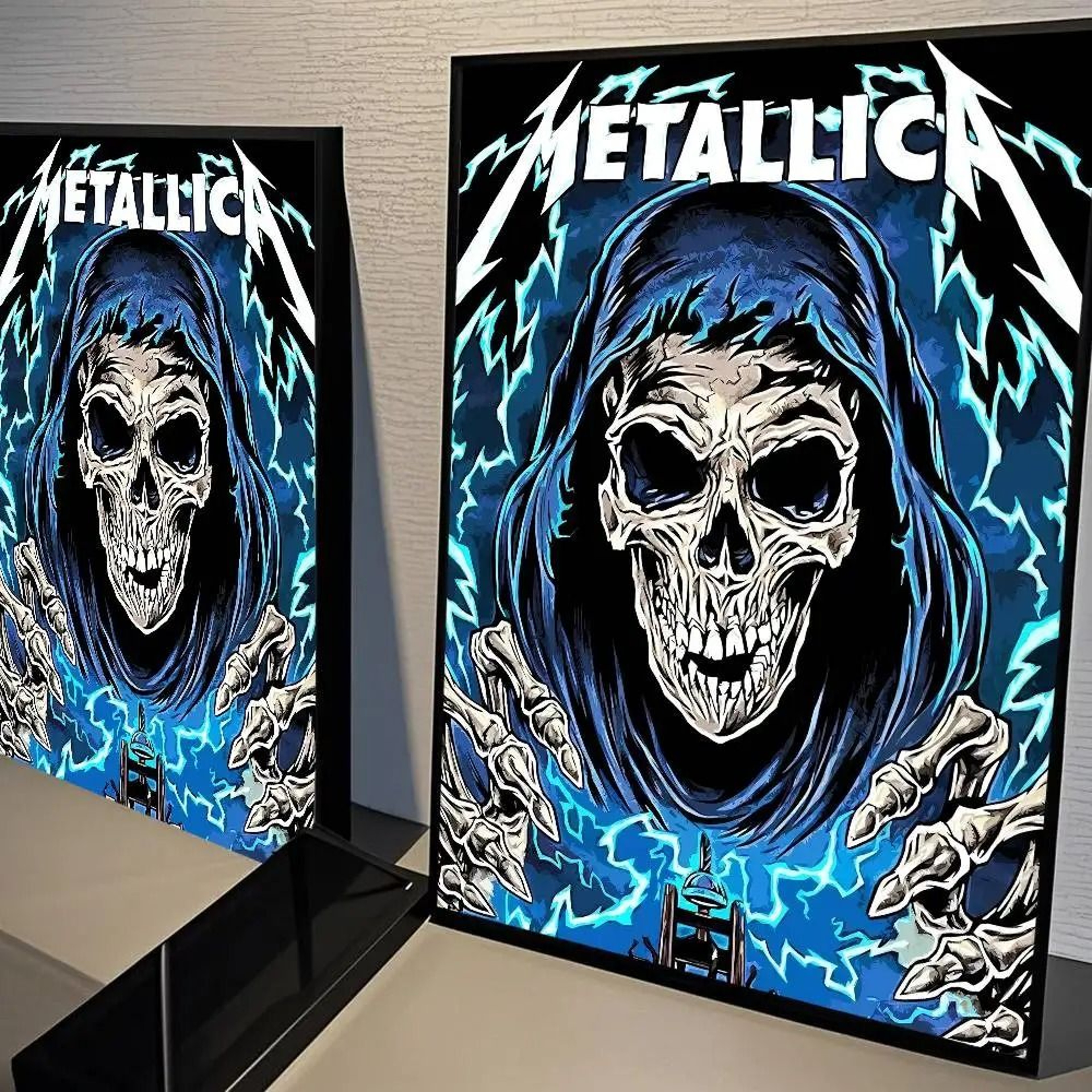 Metallica Classics Band Poster  Heavy Metal Music Icon Wall Sticker For Living Room  Bar 12