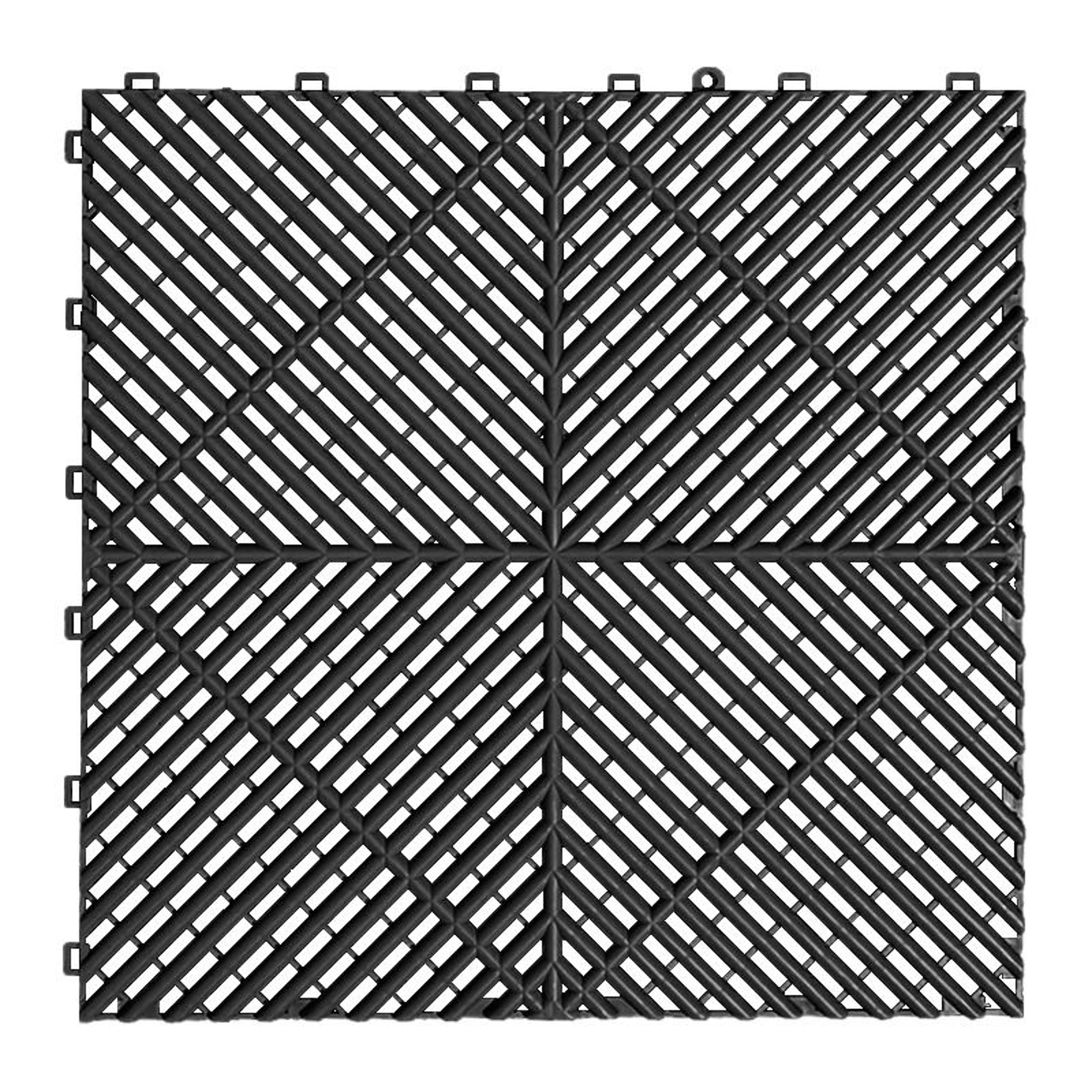 Interlocking Garage Floor Tiles  Vented Modular Outdoor Event  Workshop Flooring 12