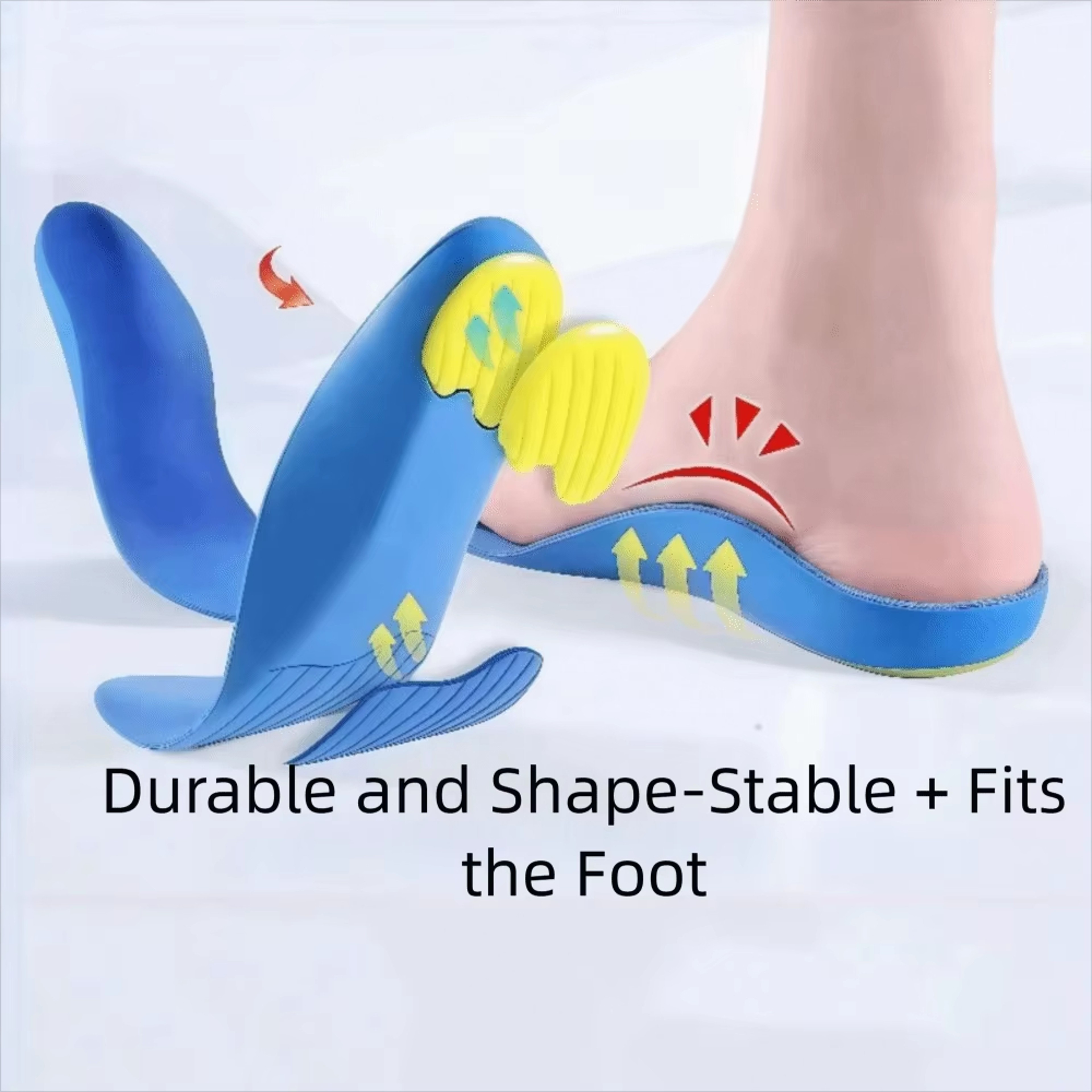 Kids Orthotic Insoles for Flat Feet and Arch Support with Comfortable Sports Cushioning – view 10