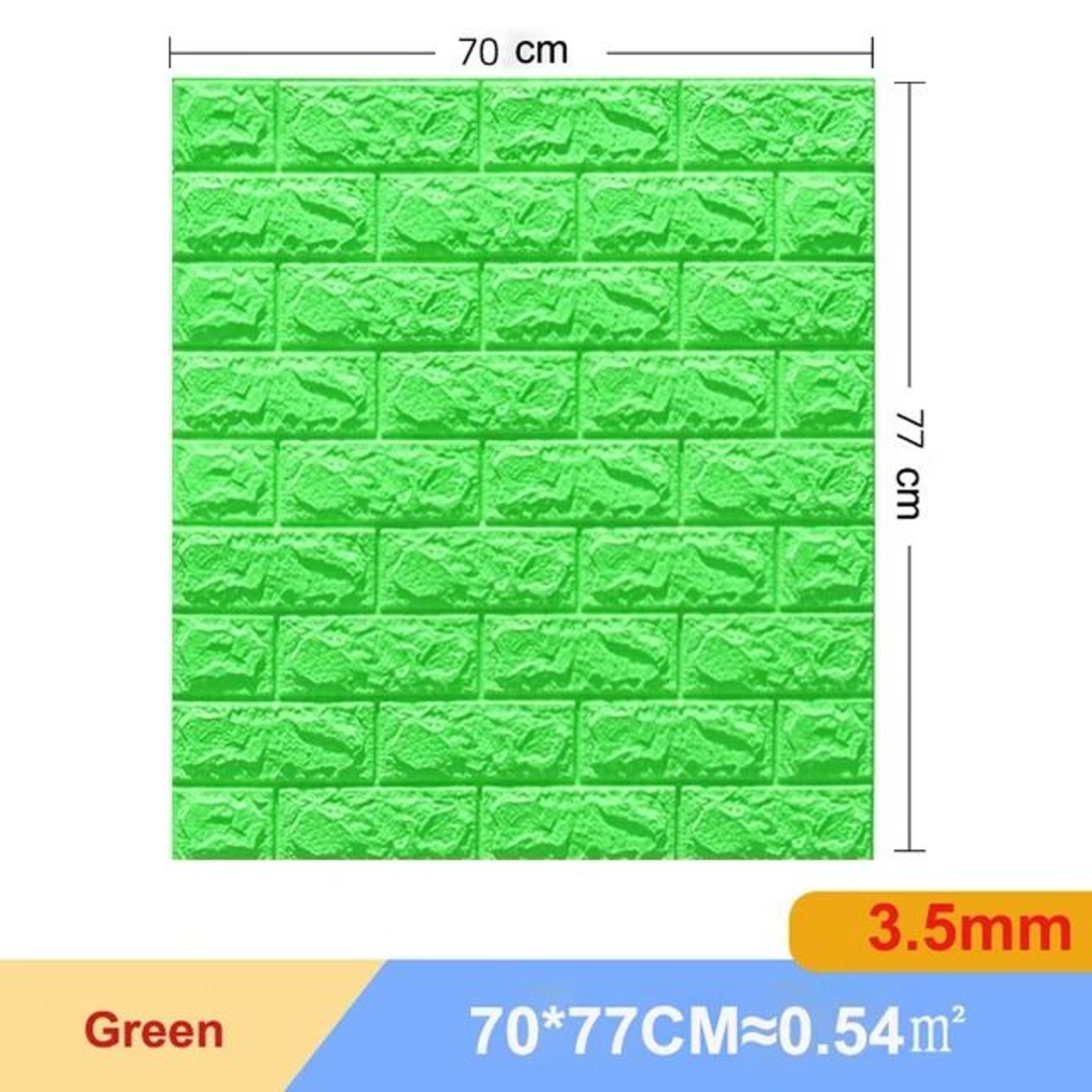 Premium 10Piece 3D Brick Wall Panel Set  SelfAdhesive KidSafe DIY Wallpaper 11