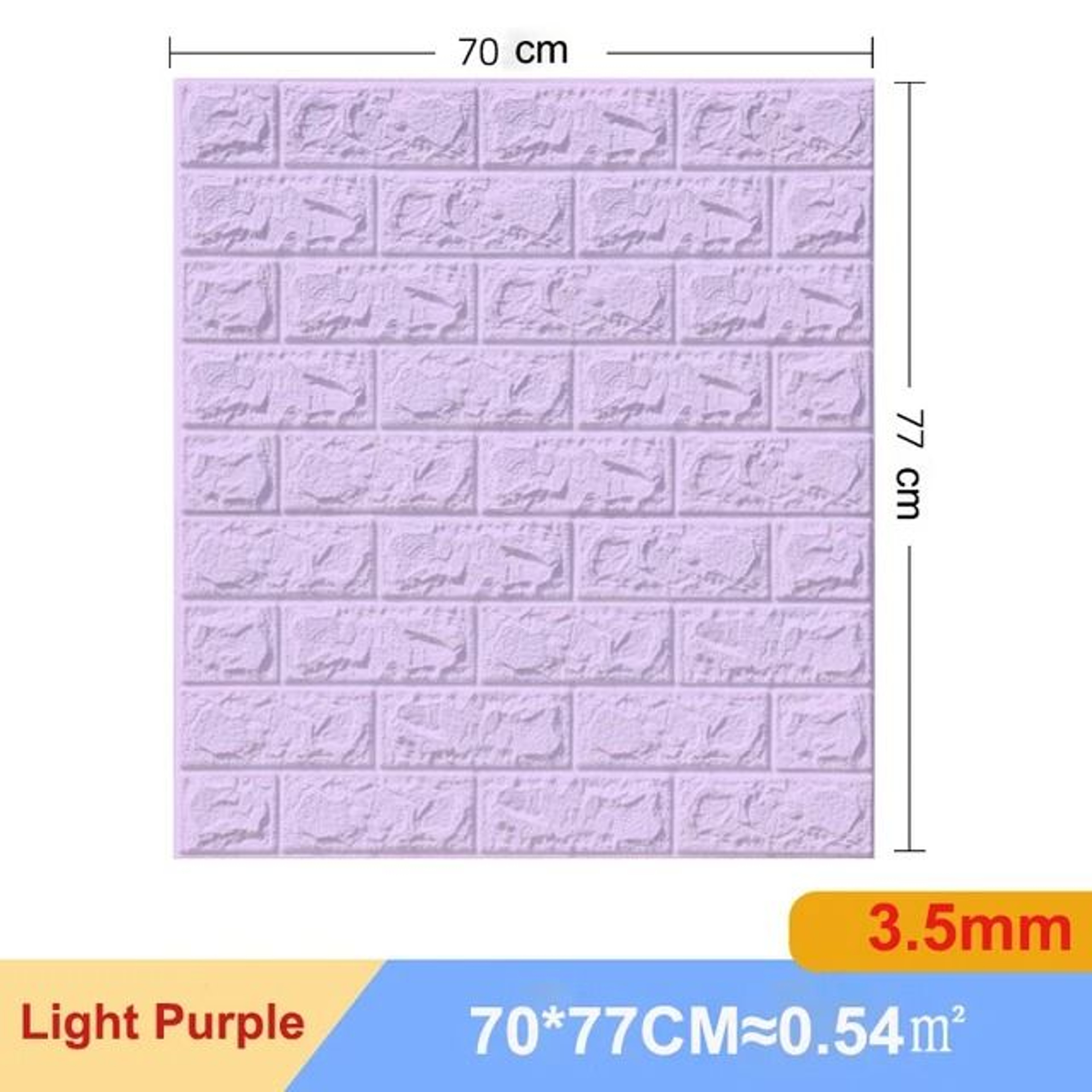 Premium 10Piece 3D Brick Wall Panel Set  SelfAdhesive KidSafe DIY Wallpaper 13