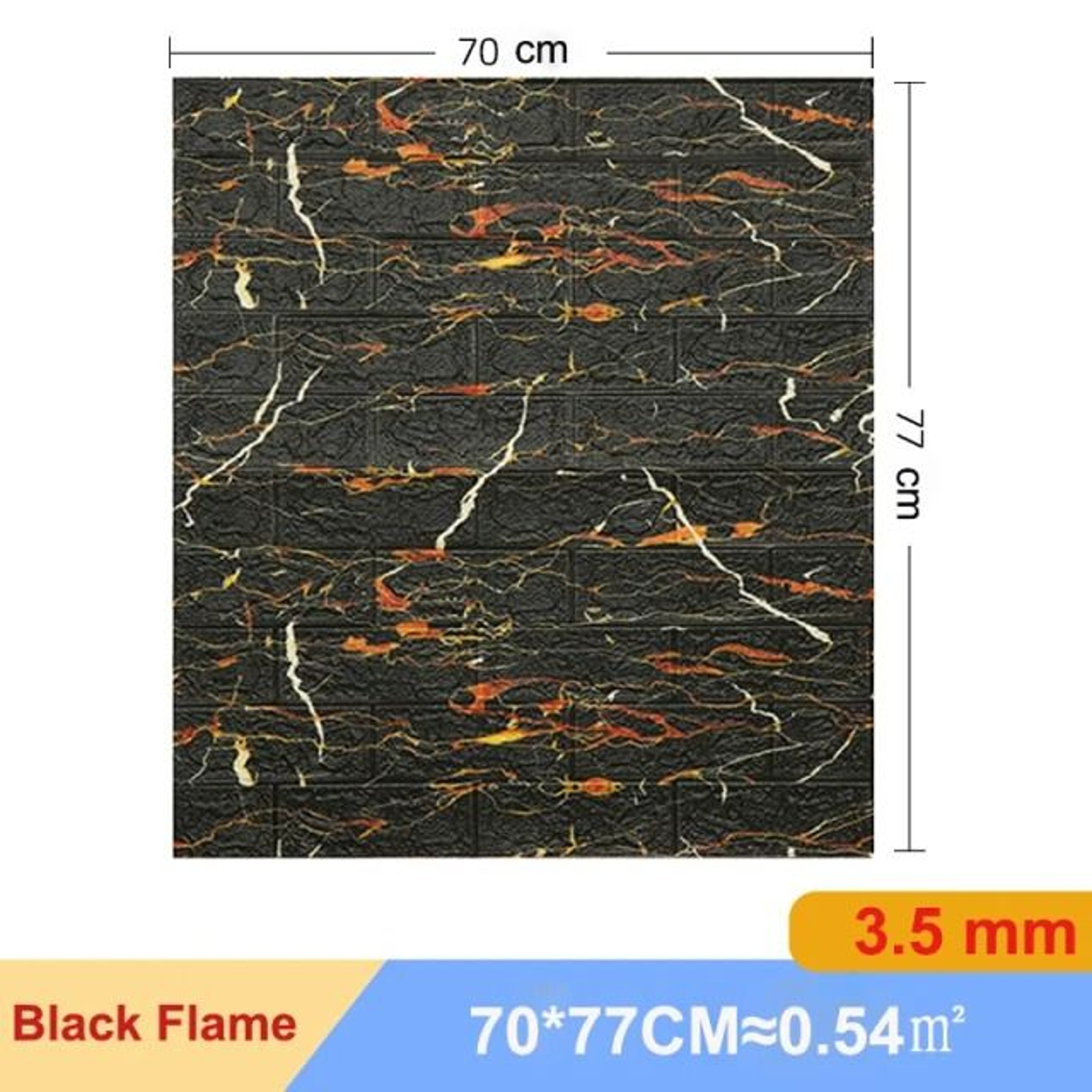 Premium 10Piece 3D Brick Wall Panel Set  SelfAdhesive KidSafe DIY Wallpaper 19