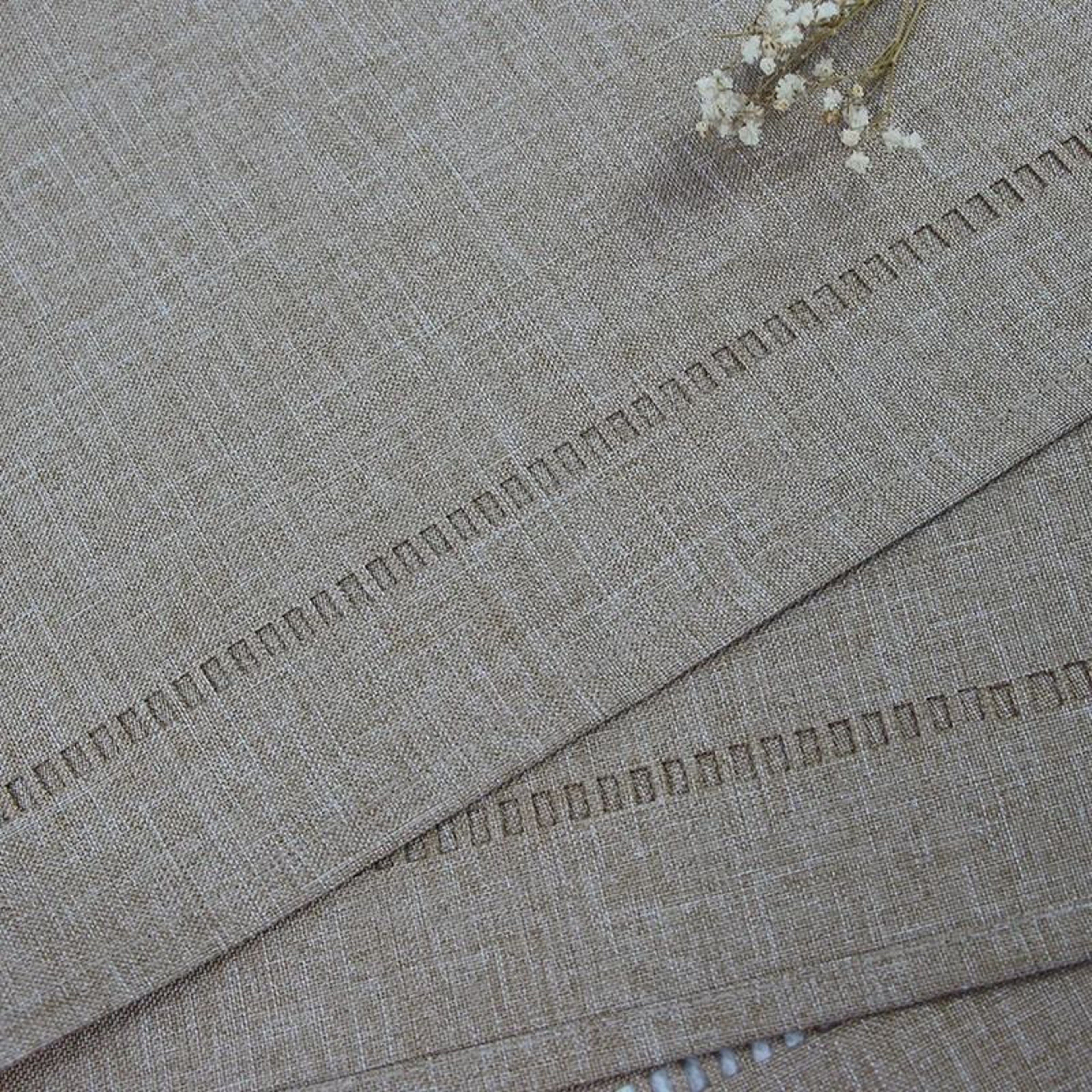 Basic Linen Style Table Runner  Premium HeavyWeight Dining Tablecloth 3