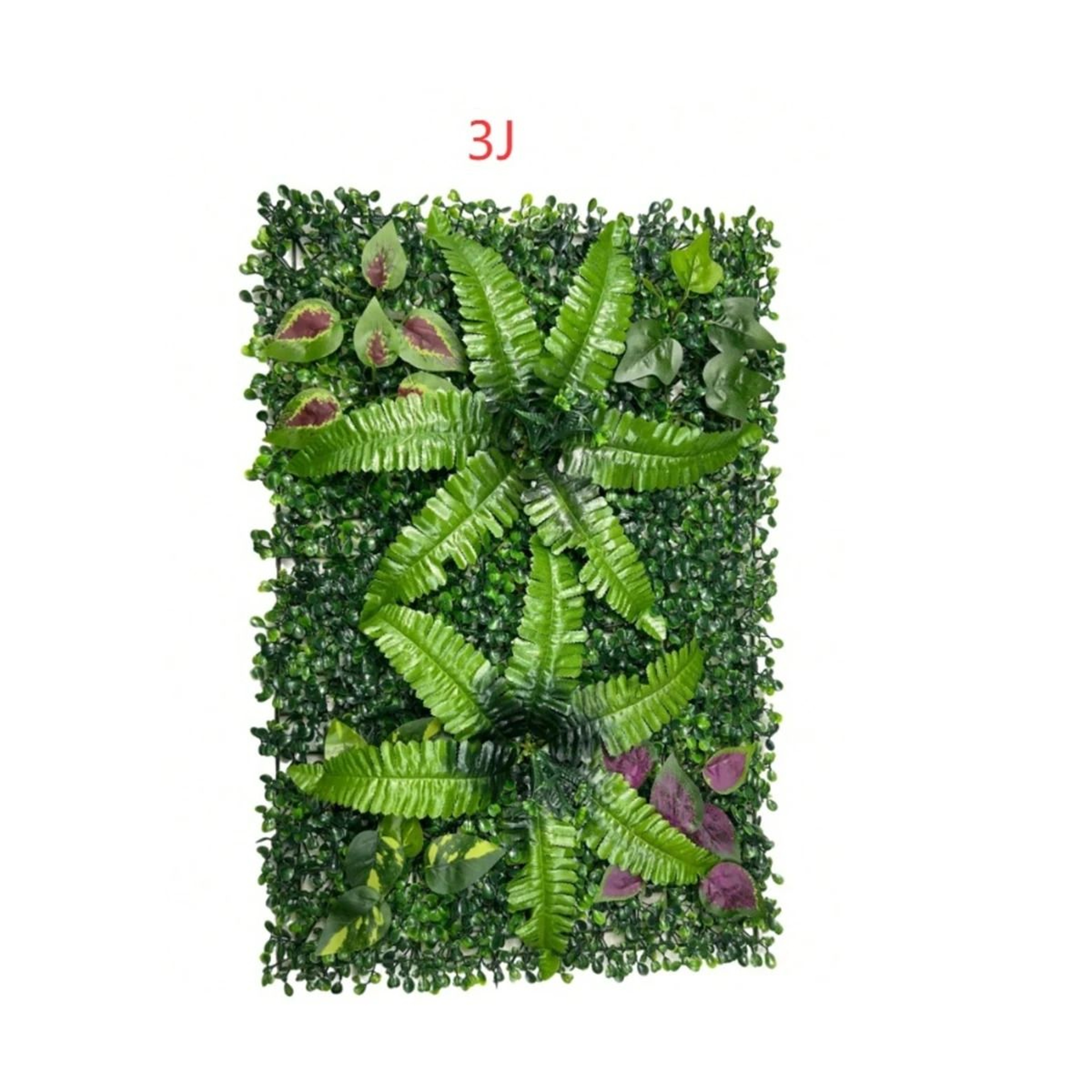 Botanical Fusion Artificial Grass Wall  3D Greenery Backdrop With Ferns  Flowers For Indoor Home De 11