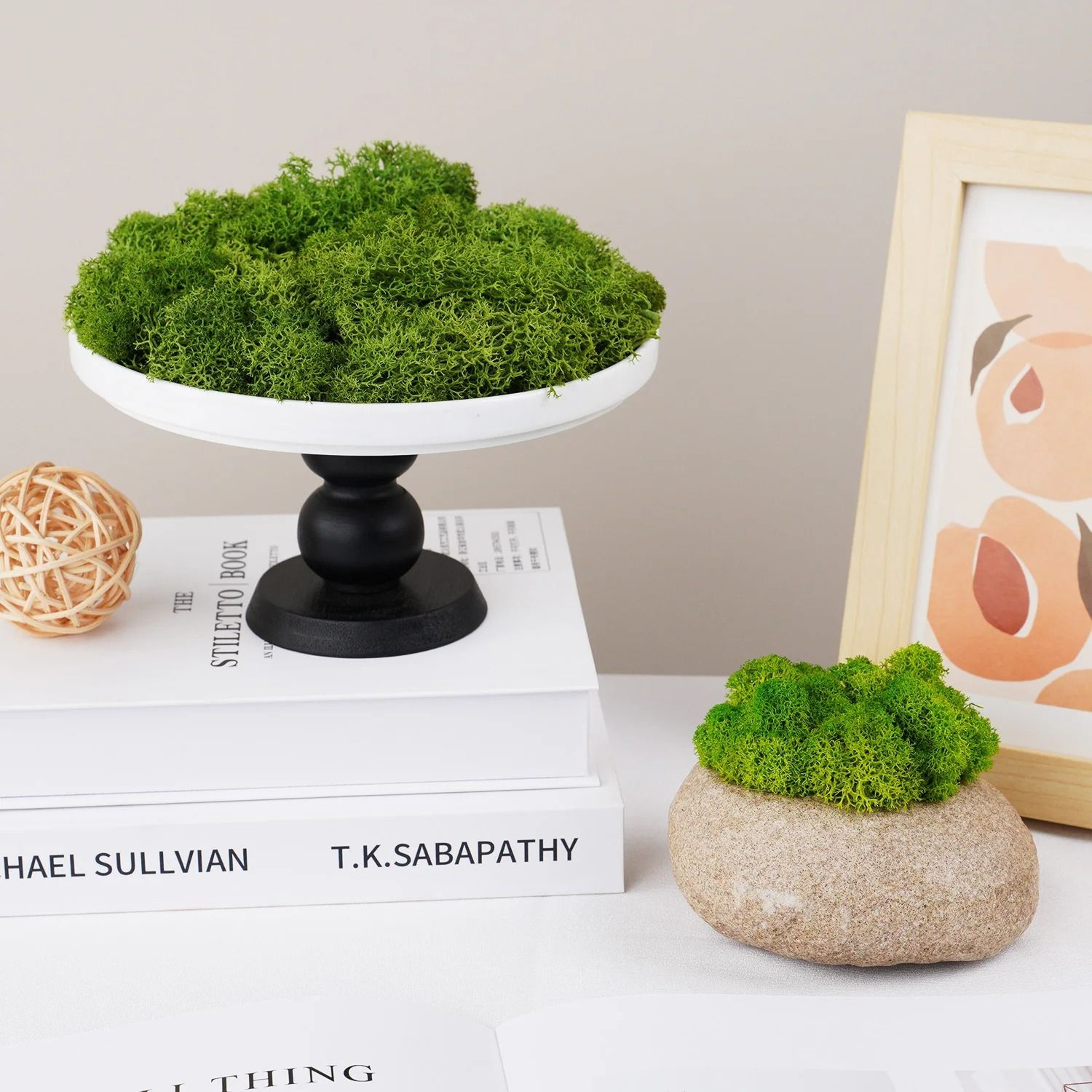 Natural Green Moss Simulation  Eternal Life Moss For Micro Landscapes  DIY Terrarium  Fairy Garden  0