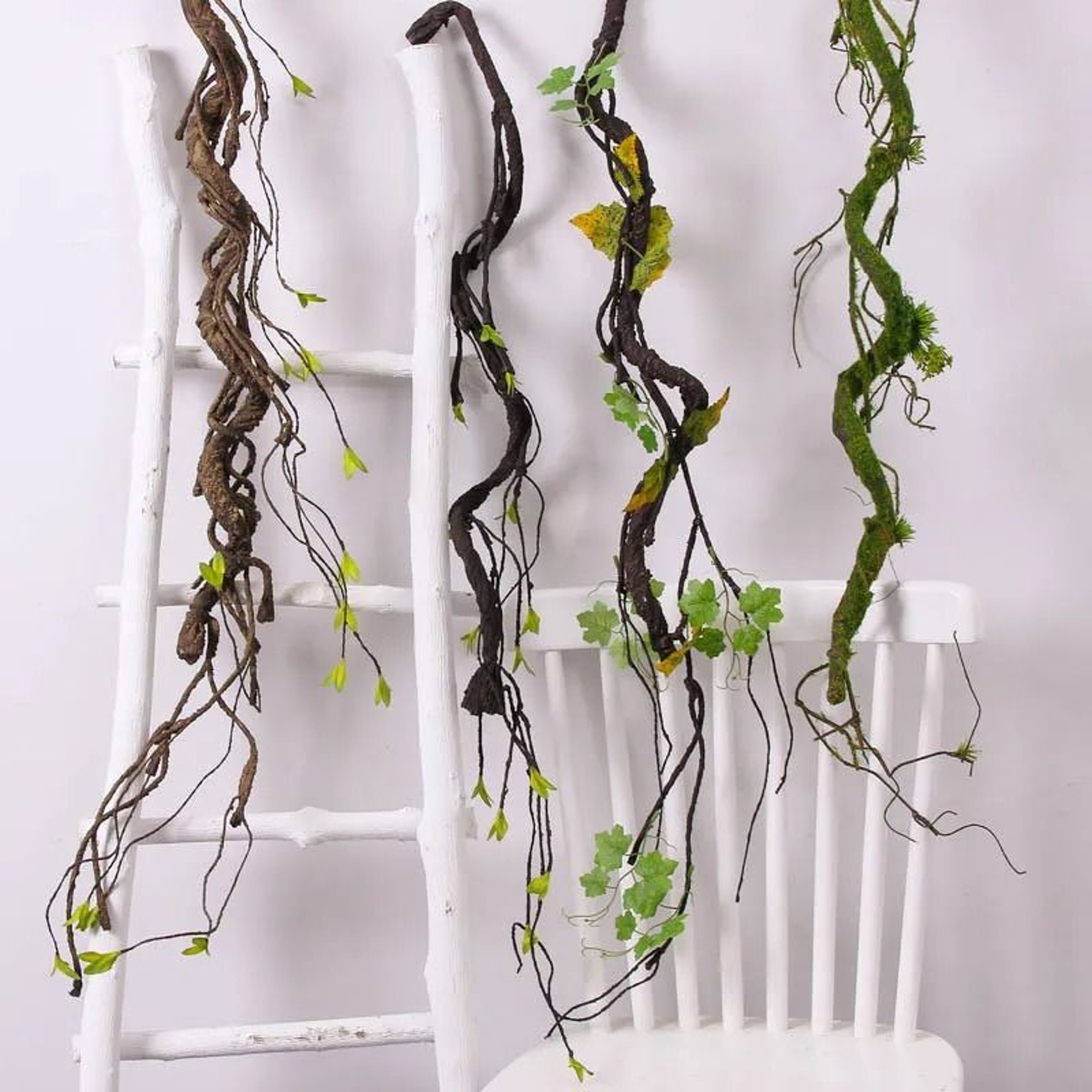 Artificial Dead Tree Vine Rattan  Realistic Twisted Jungle Branch  Modern Pipe Landscaping  Wedding 0