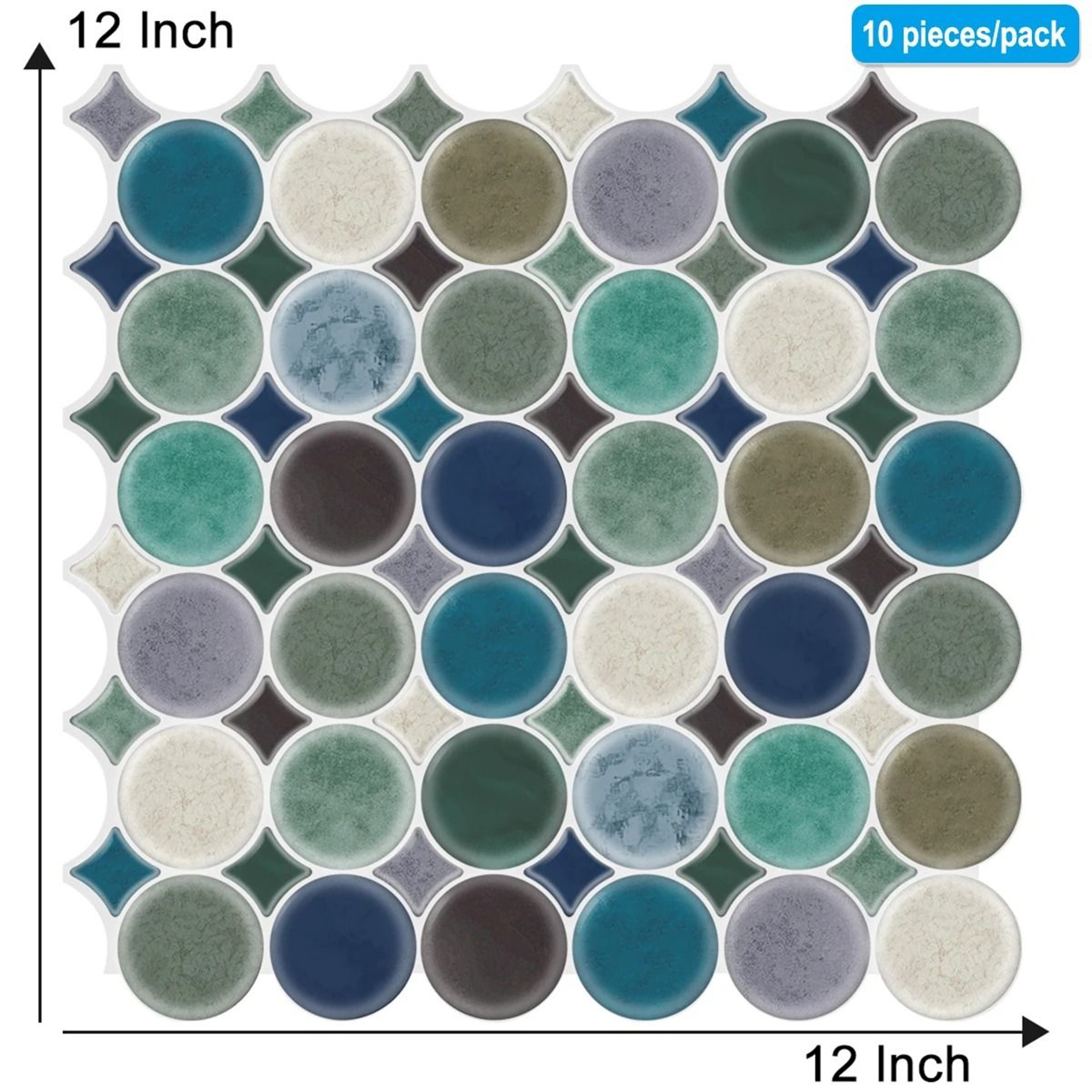 3D Waterproof Kitchen Wall Tiles  12x12 Inch Strong Adhesive Mural  Premium Peel And Stick Home Wal 14