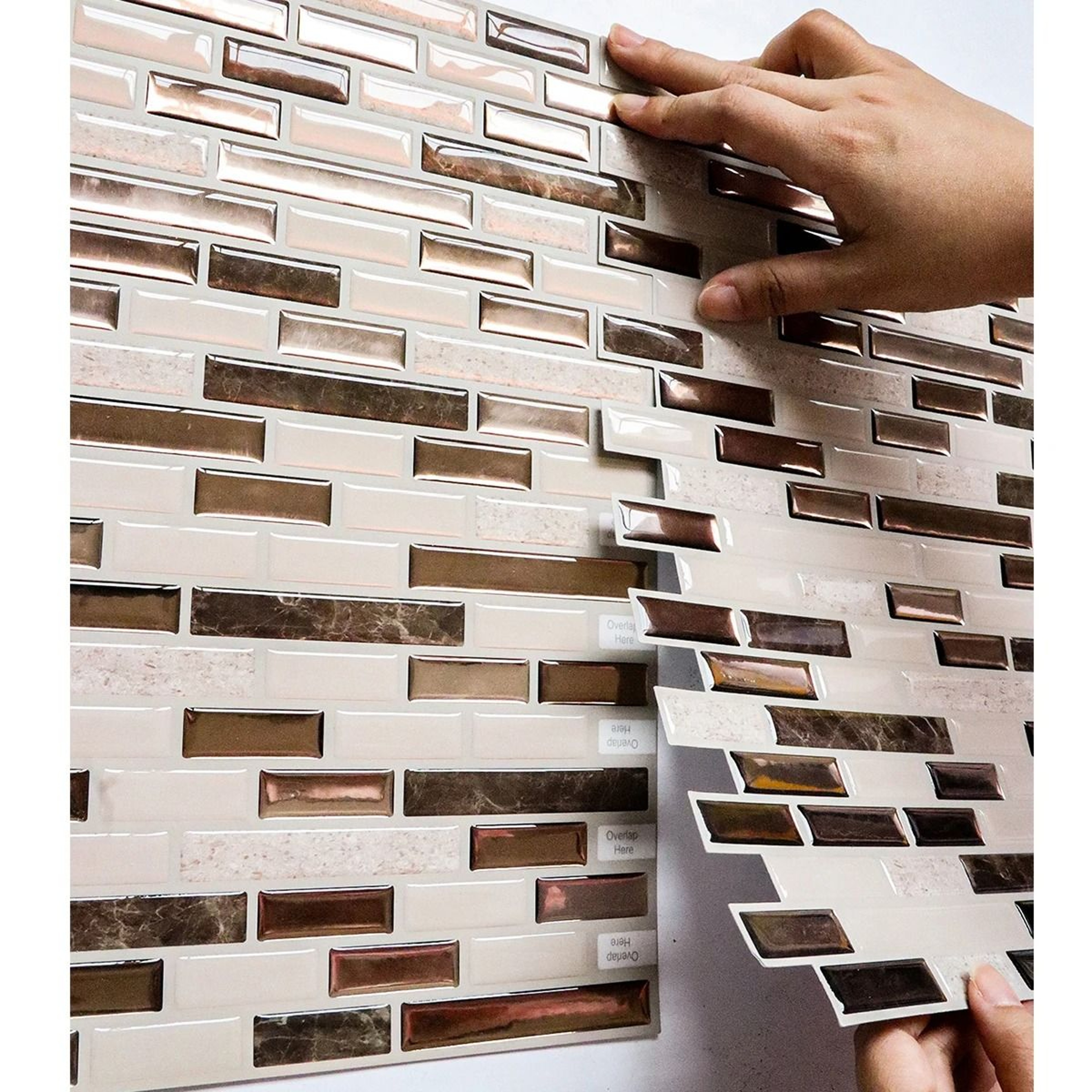3D Waterproof Kitchen Wall Tiles  12x12 Inch Strong Adhesive Mural  Premium Peel And Stick Home Wal 5