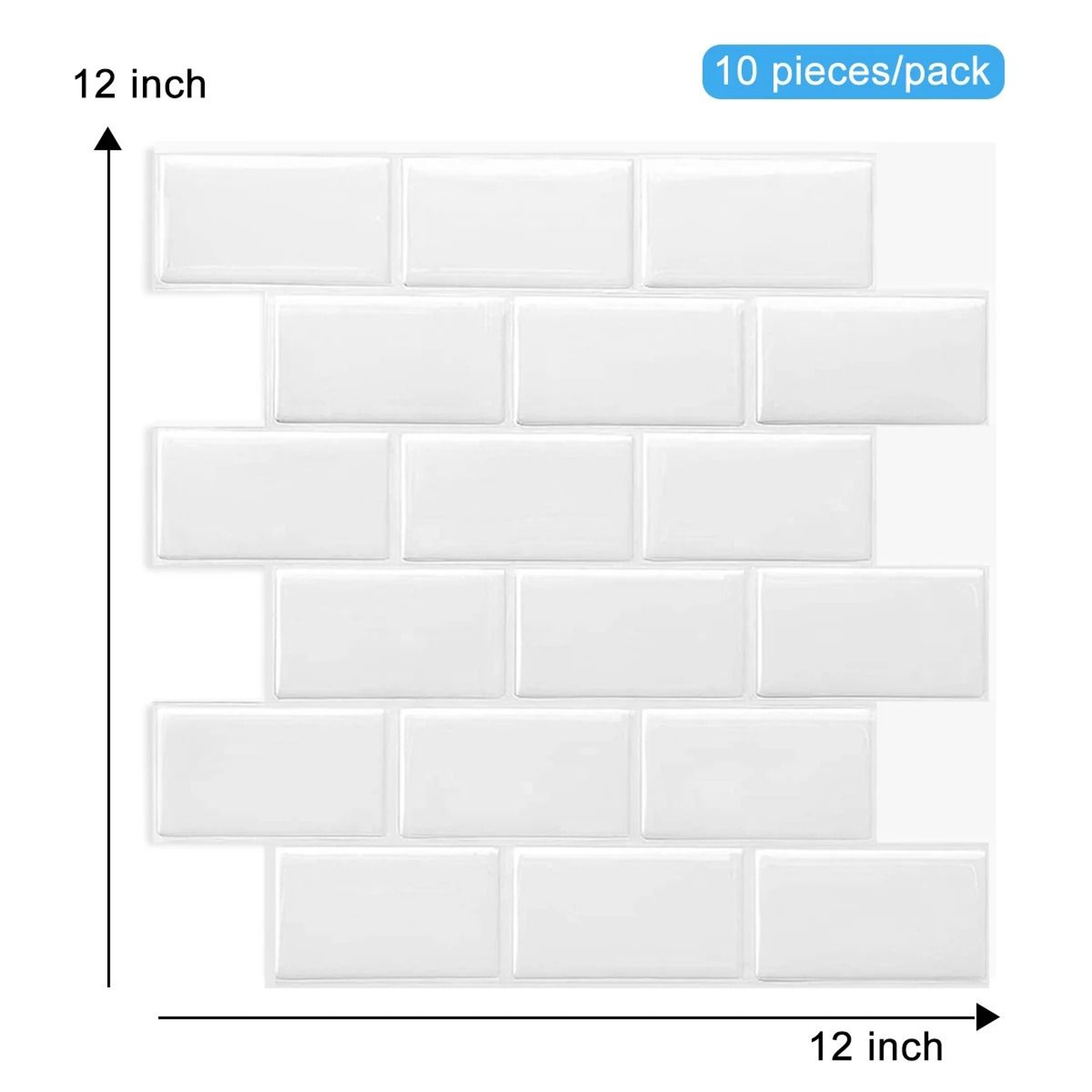 3D Waterproof Kitchen Wall Tiles  12x12 Inch Strong Adhesive Mural  Premium Peel And Stick Home Wal 22