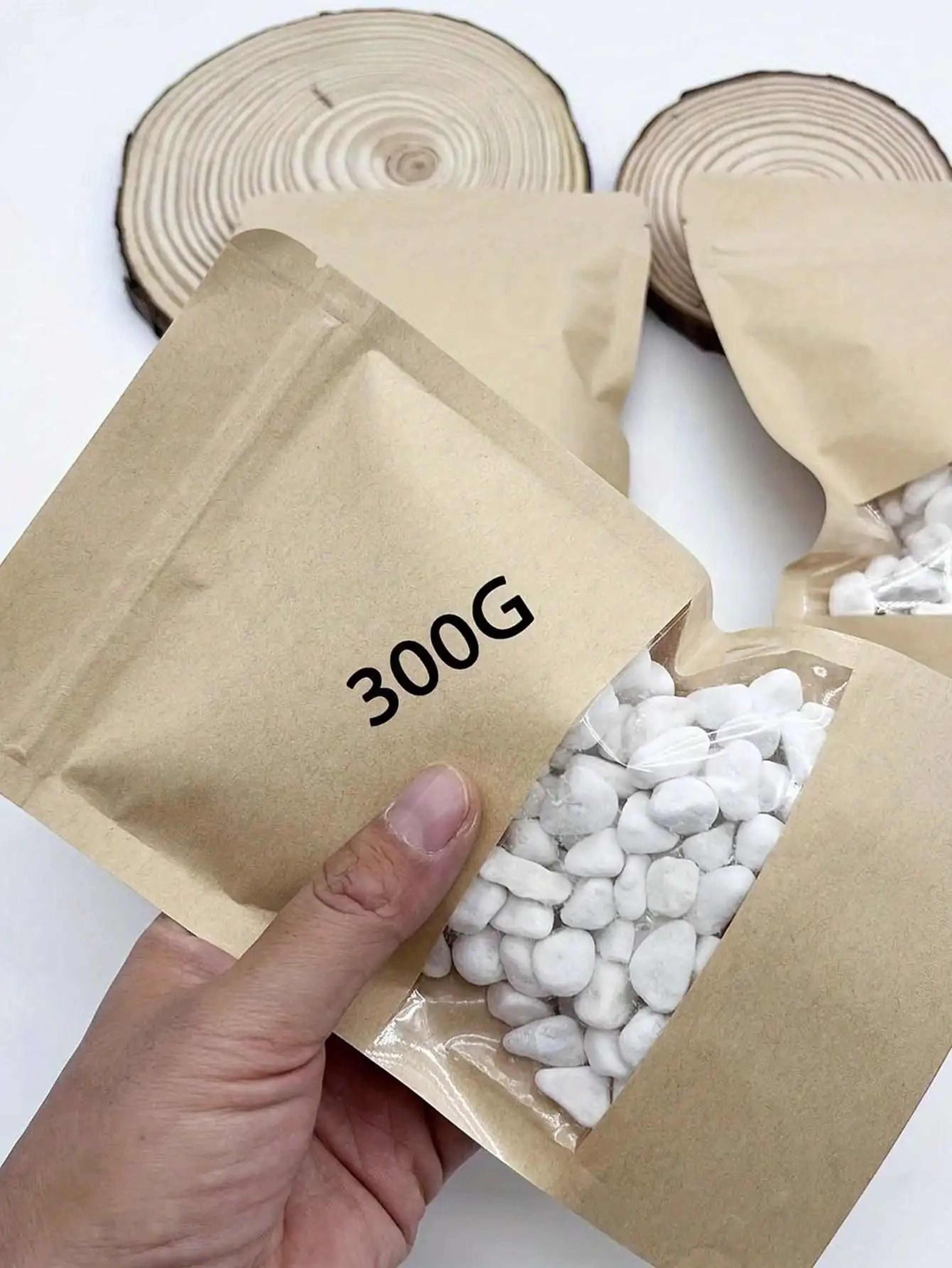 Natural Polished White Pebbles  Decorative River Stone Marbles  Zen Succulent  Aquarium Foundation  7