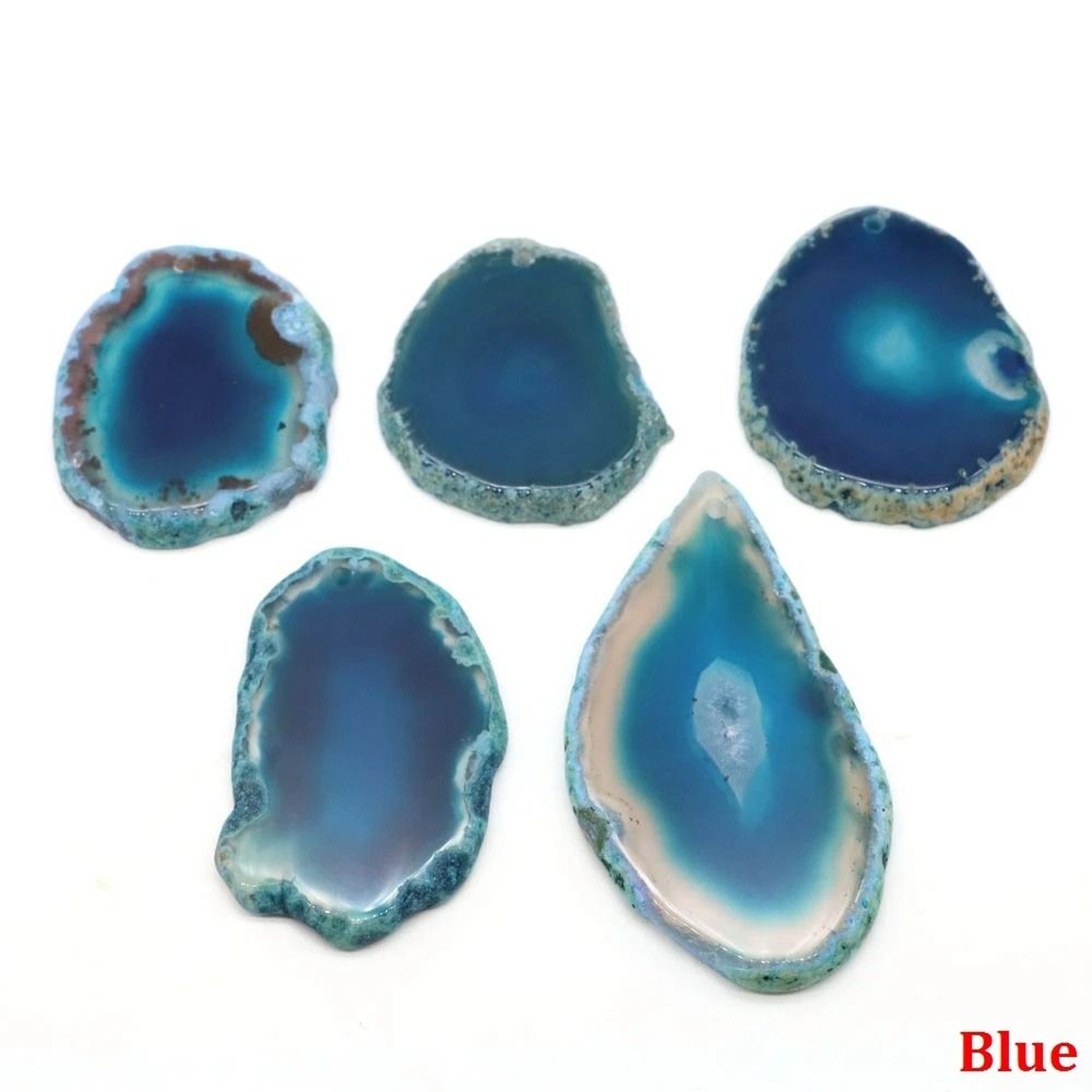 Natural Irregular Onyx Agate Geode Slice  Reiki Healing Crystal With PreDrilled Hole  DIY Jewelry   10