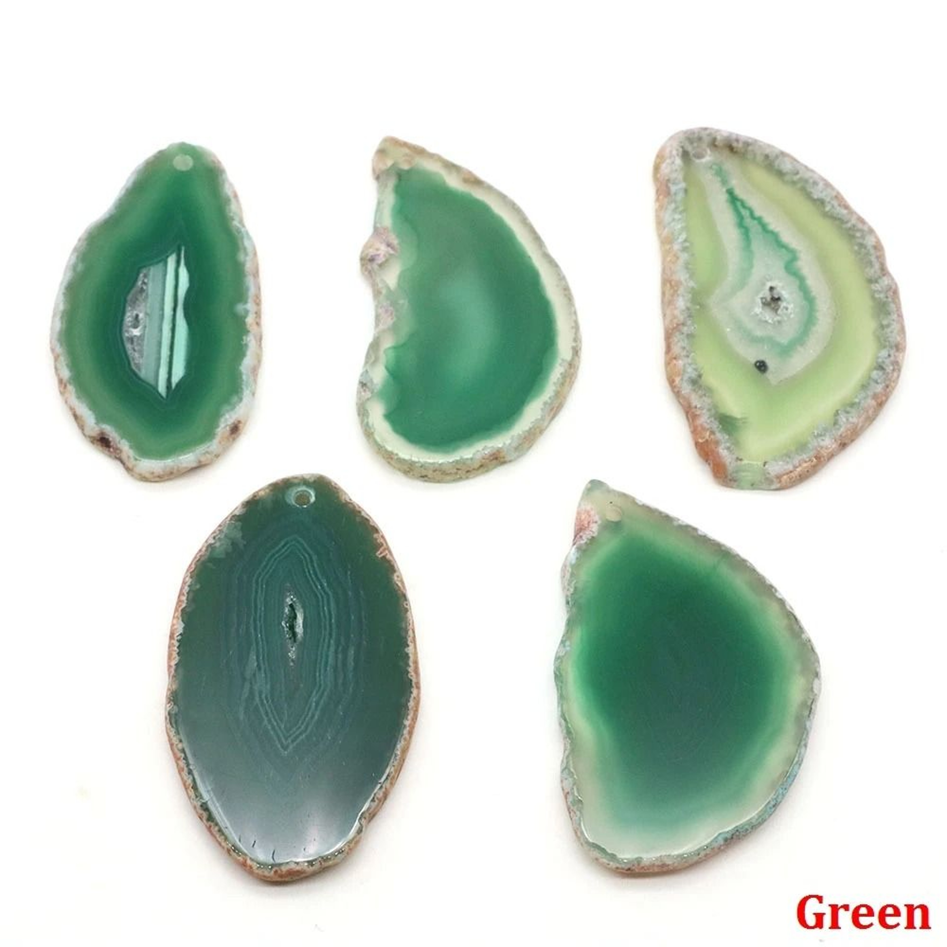 Natural Irregular Onyx Agate Geode Slice  Reiki Healing Crystal With PreDrilled Hole  DIY Jewelry   11