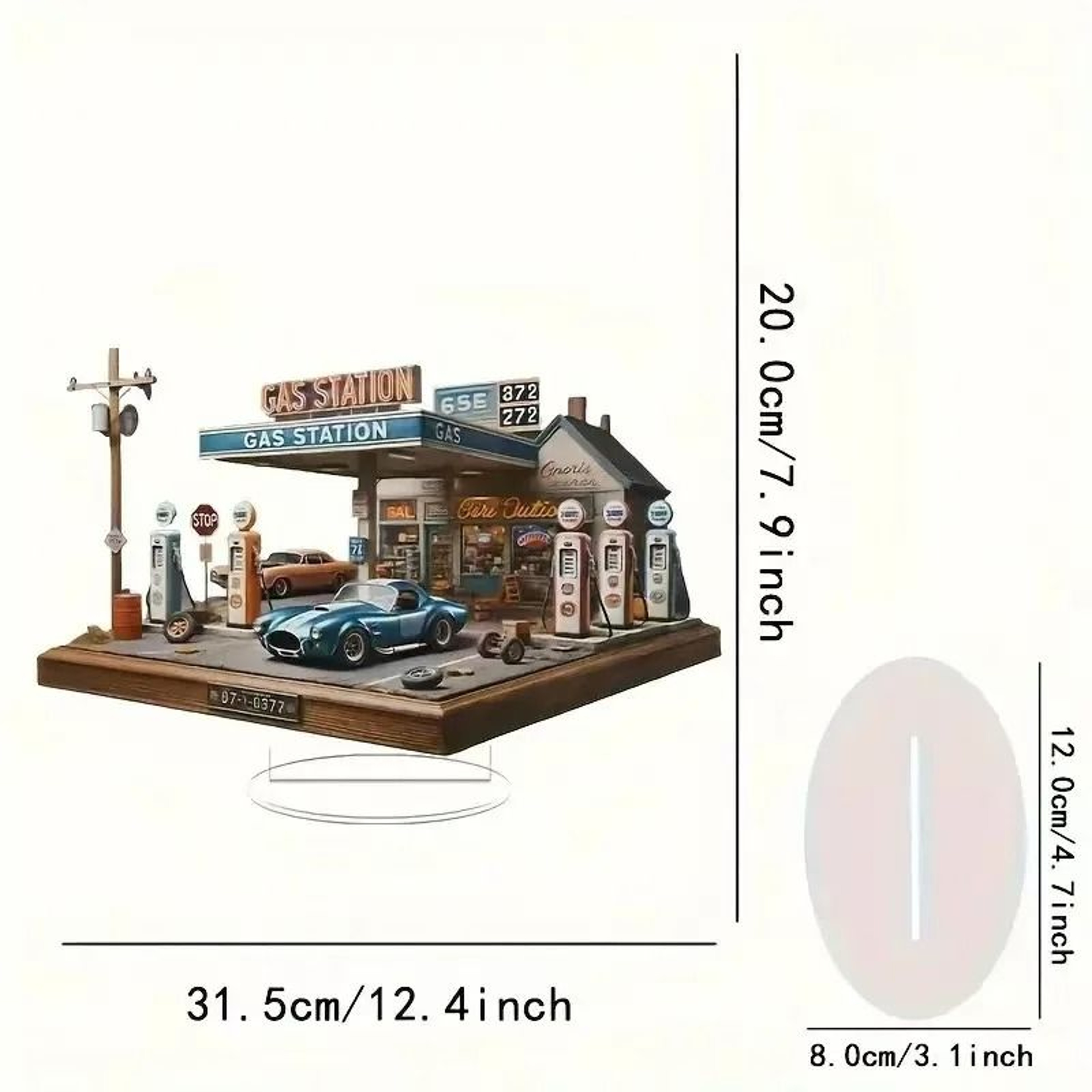 Eid Acrylic Mosque Tabletop Decor  2D Graphic Window Display  Professional Ramadan  Celebration Gif 11