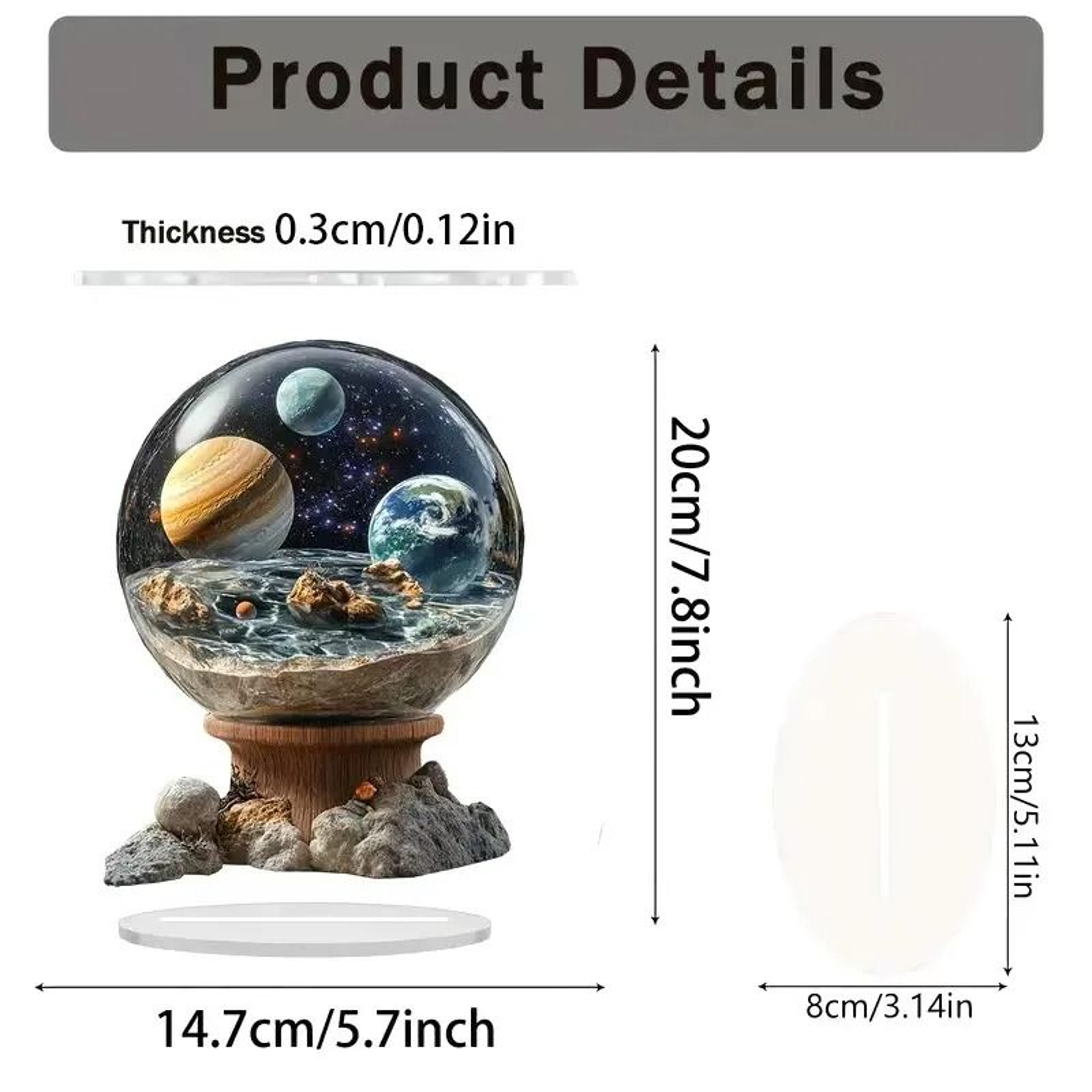 Eid Acrylic Mosque Tabletop Decor  2D Graphic Window Display  Professional Ramadan  Celebration Gif 18