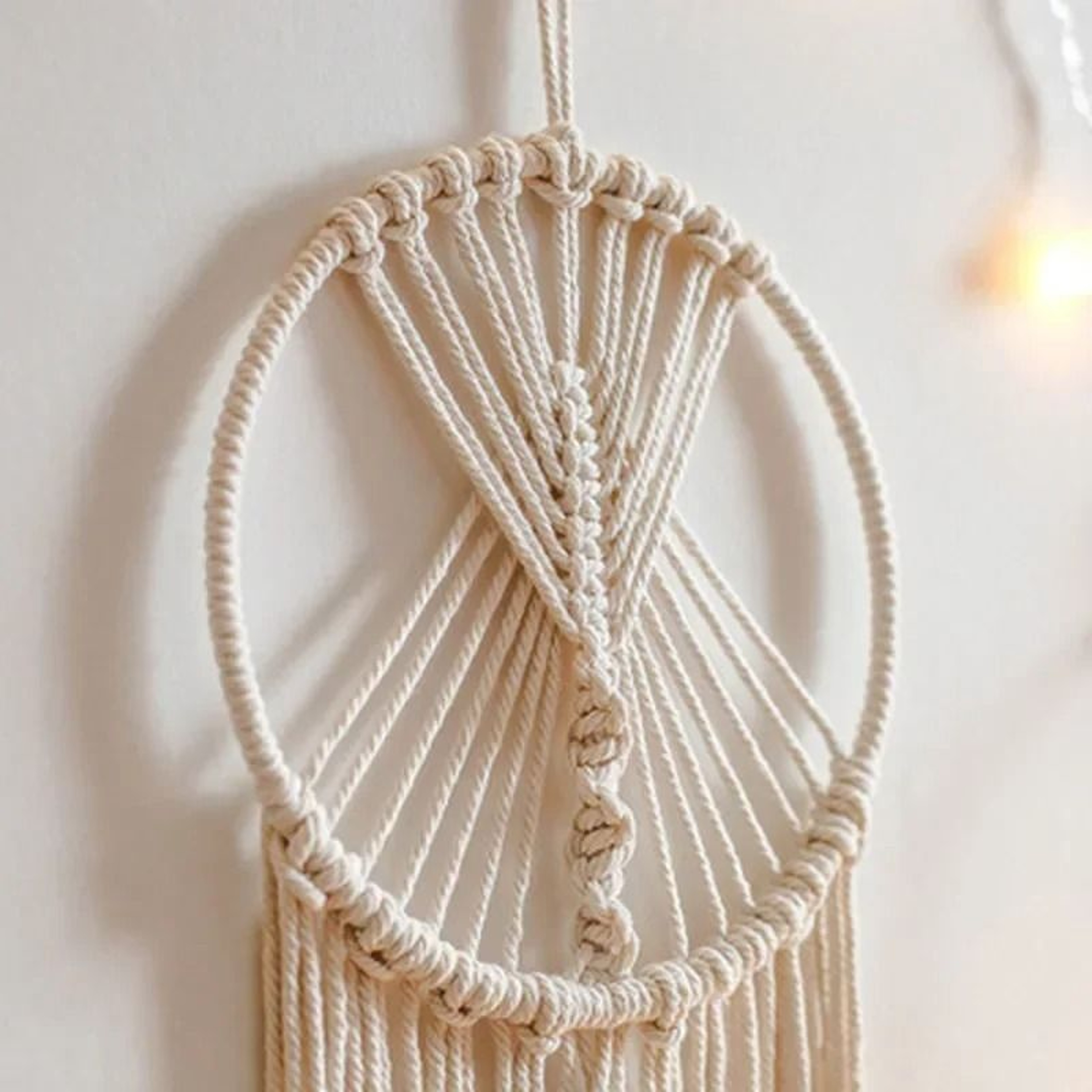 Nordic Macrame Dream Catcher  Artisan Boho Wall Tapestry  Professional Nursery  Executive Home Sanc 3